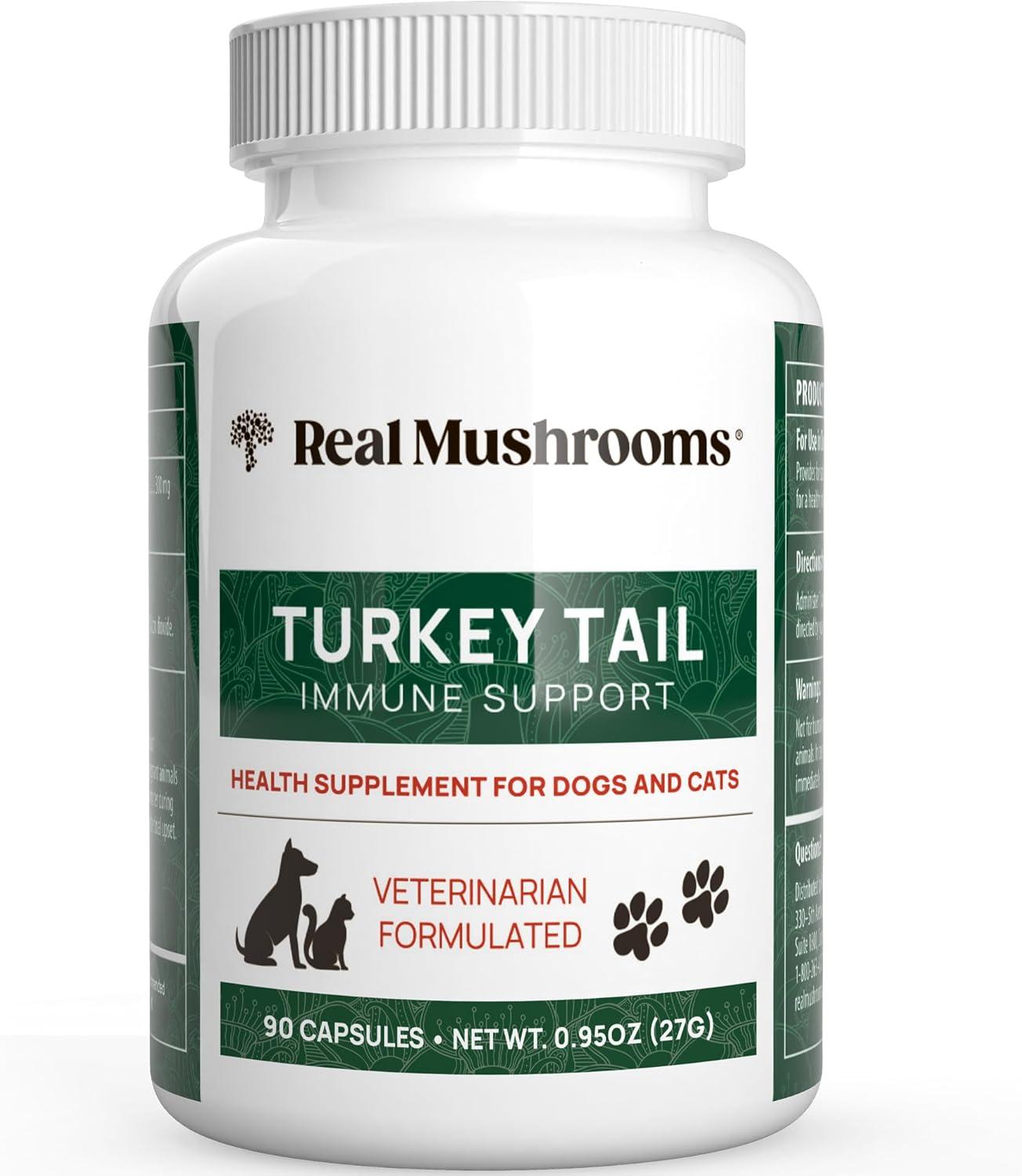 Turkey Tail Vet-Approved vs. Dog Supps: Compelling Immune Ease...GLUTEN-FREE