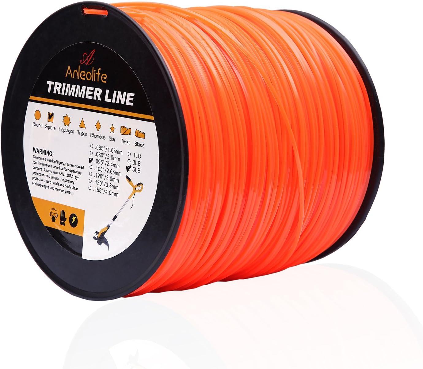 Anleolife Trimmer Line Showdown: Tested Strength Meets Orange Blitz!