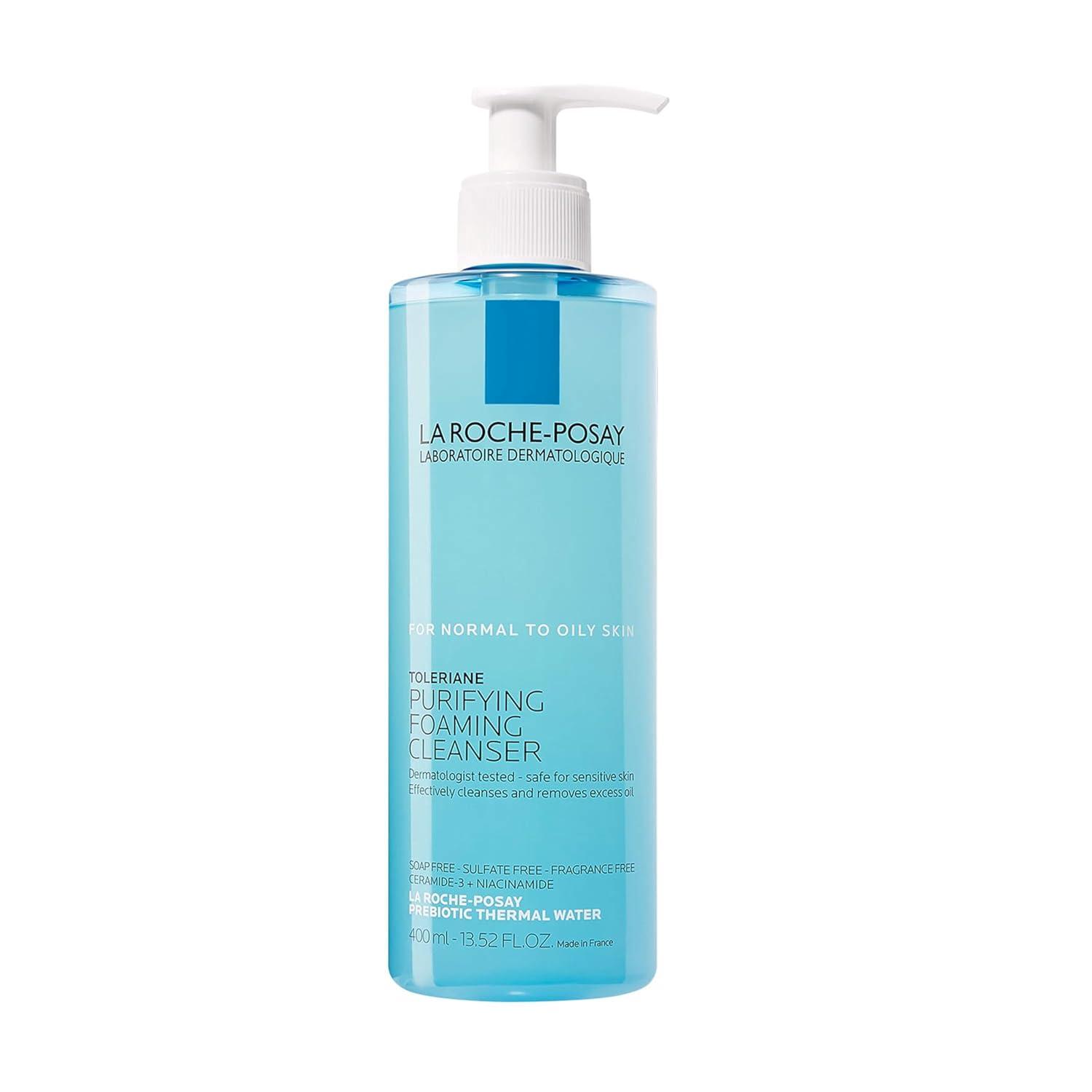 La Roche-Posay Showdown: Tested Purifying Face Wash, Niacinamide, Oil-Free, Surprising Sensitive Safe