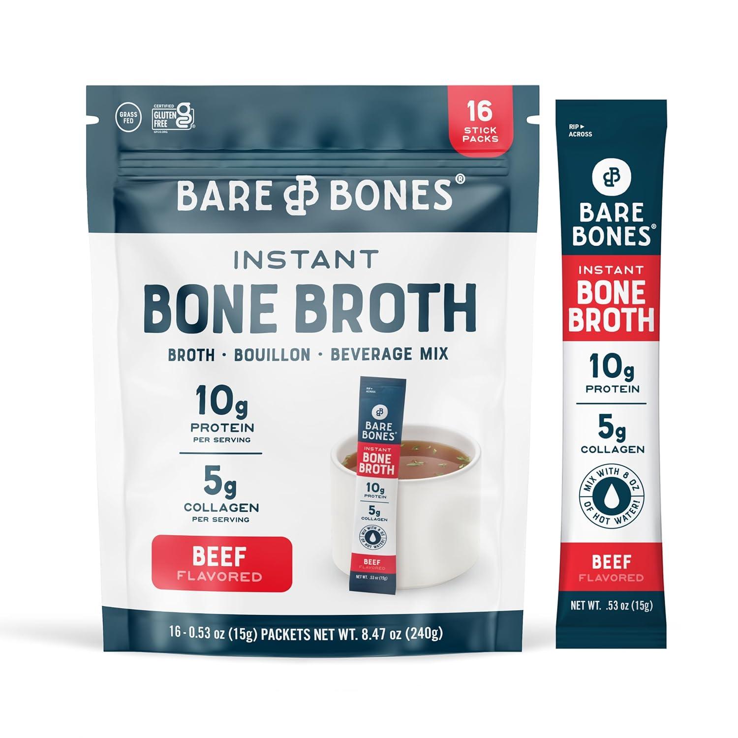 Grass-Fed Bone Broth vs. Powdered Versus Tested : Keto Quick-Ease 16 Pack Insight
