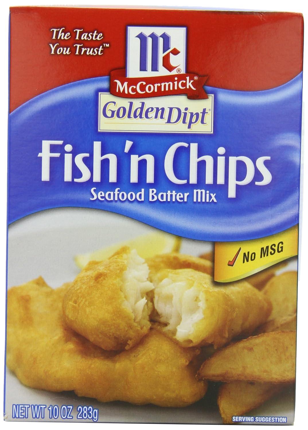 McCormick Golden Dipt Batter: Tested Versus Wet Mixes, Seafood Convenience invasion