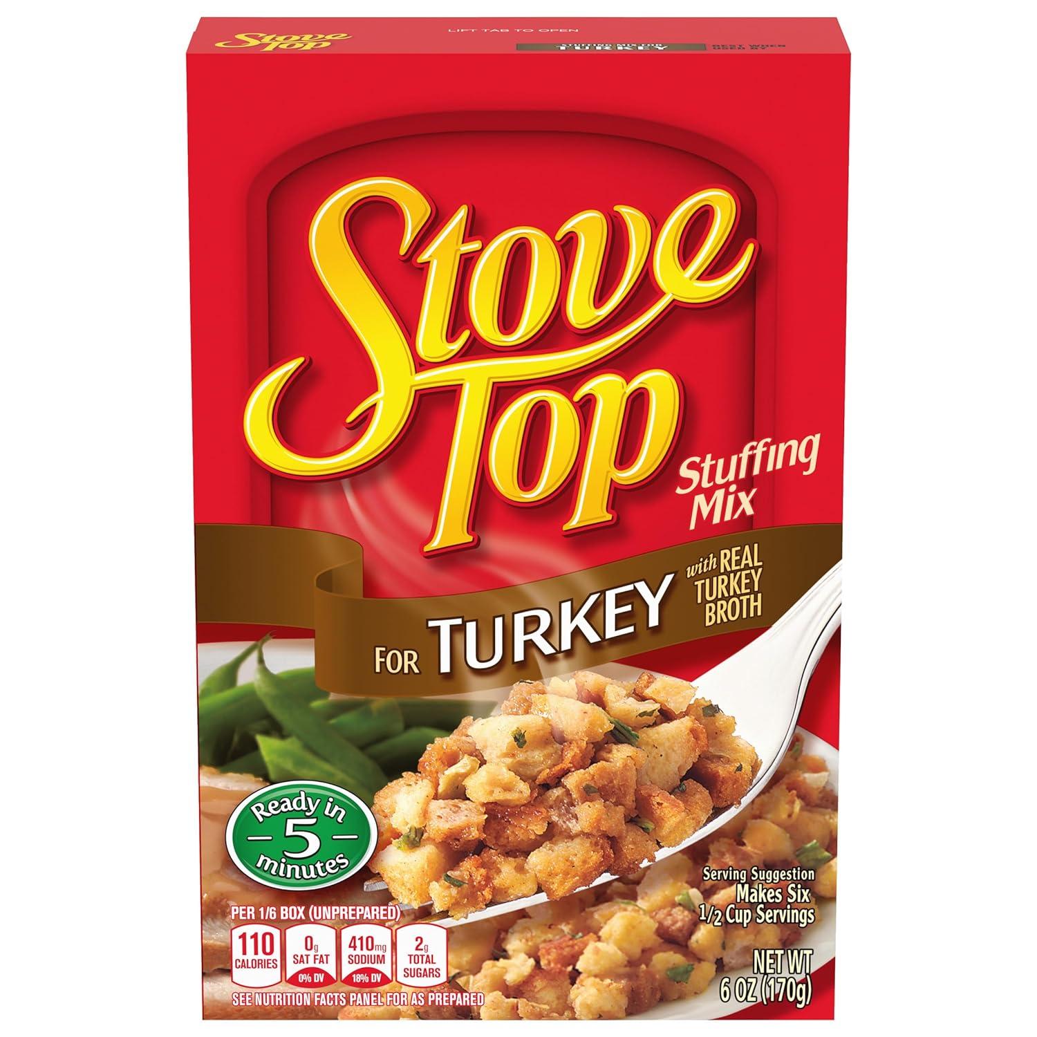 Stove Top Turkey Mix: Convenient tested, versus homemade’s time...trendy twist on tradition!