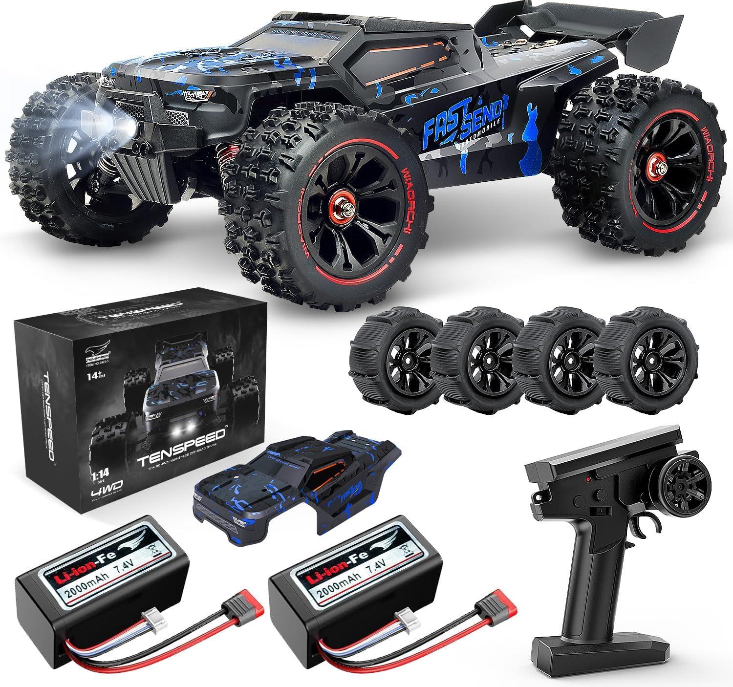 Surprising Tested Speed RC Truggy: Rain Snow Beach Tough!