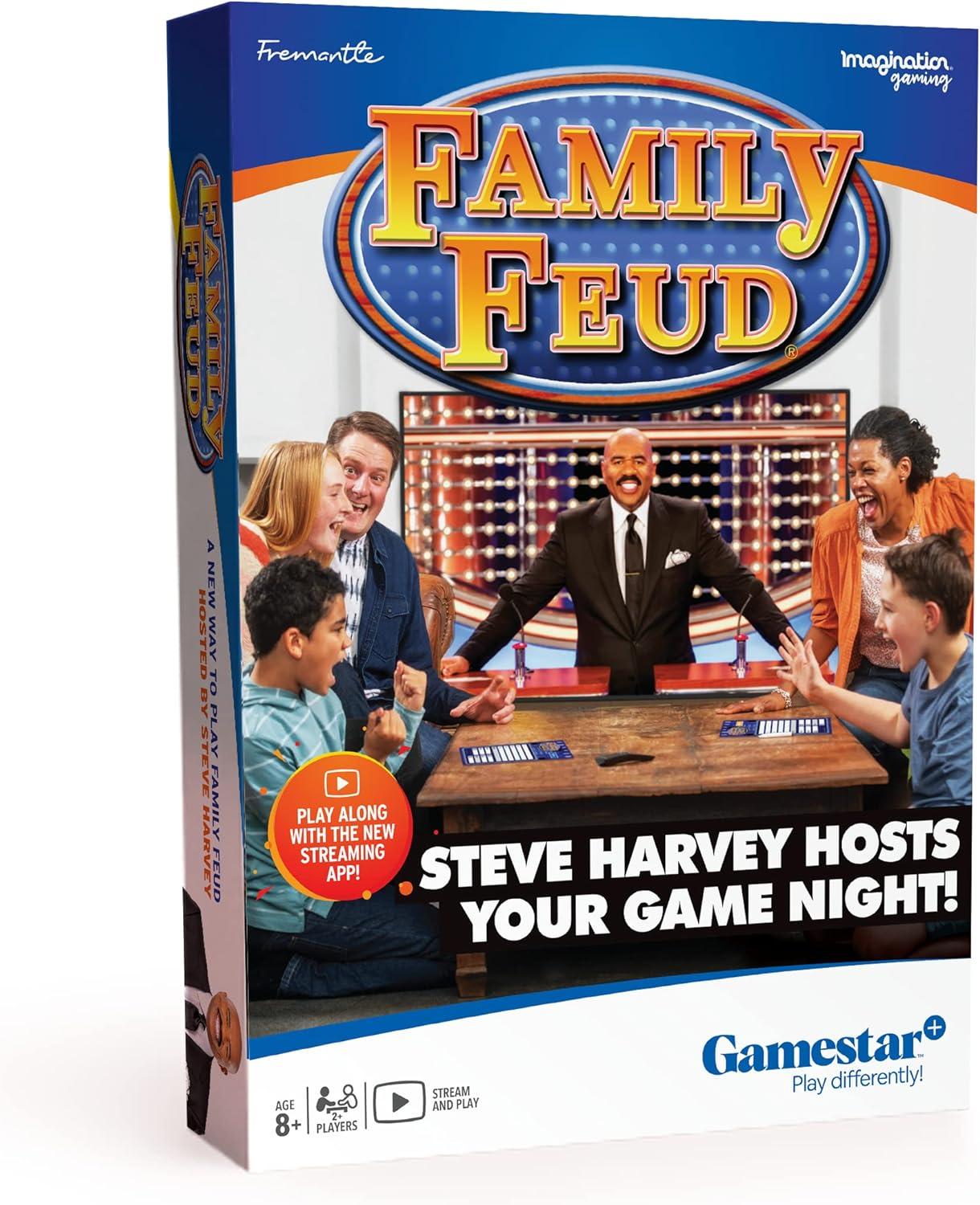 Family Feud vs. Steve Harvey... Gamestar+ surveyed, Exciting from home! Tested for your fun