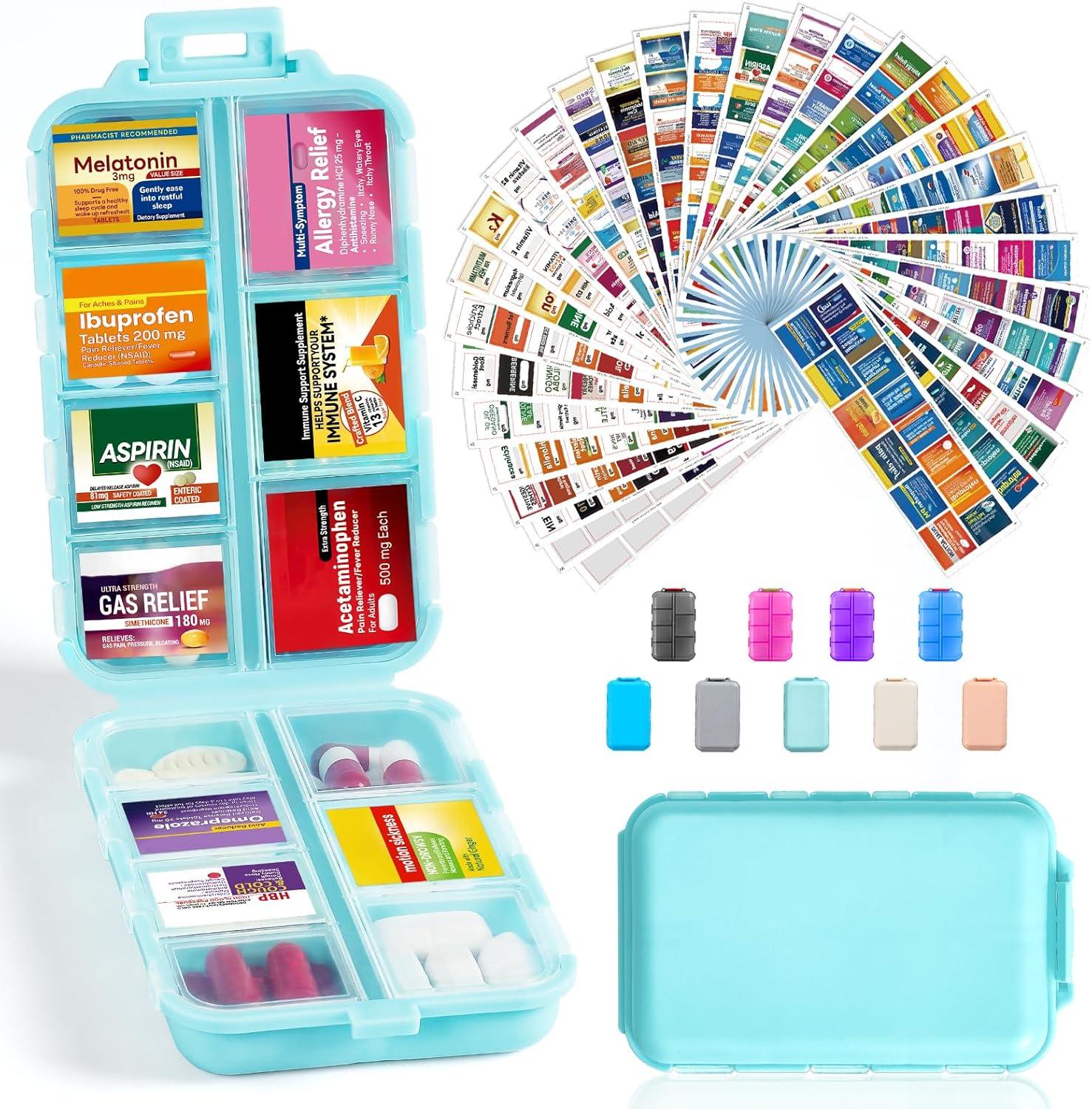 Compact Organizer, 415 Labels... Travel Case Compared, Uses vast