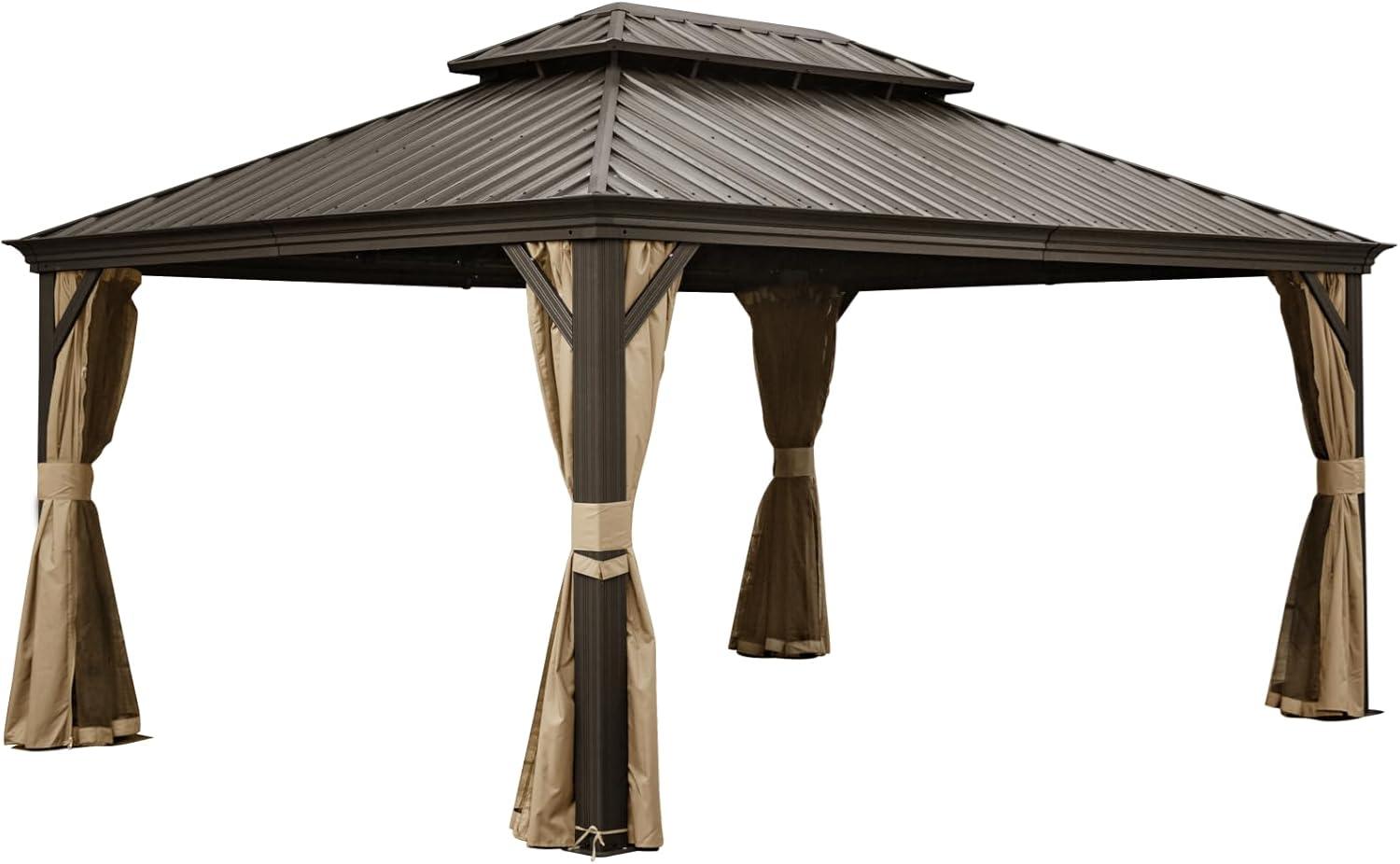 Hardtop Gazebo Versus Grill: Aluminum Canopy, Tested Outdoor patio insight