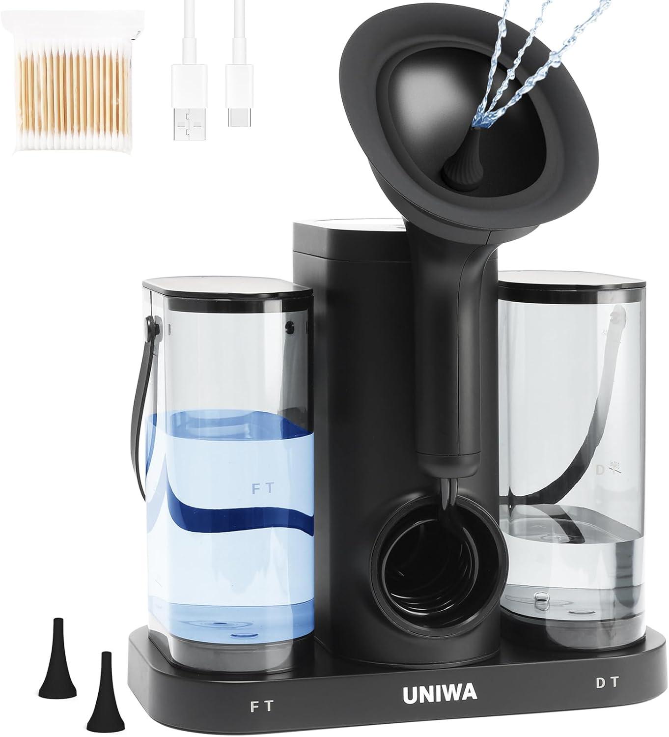 UNIWA Clean Tested: 4-Pressure Versus Irrigation Kit Insight... ipx7 Black