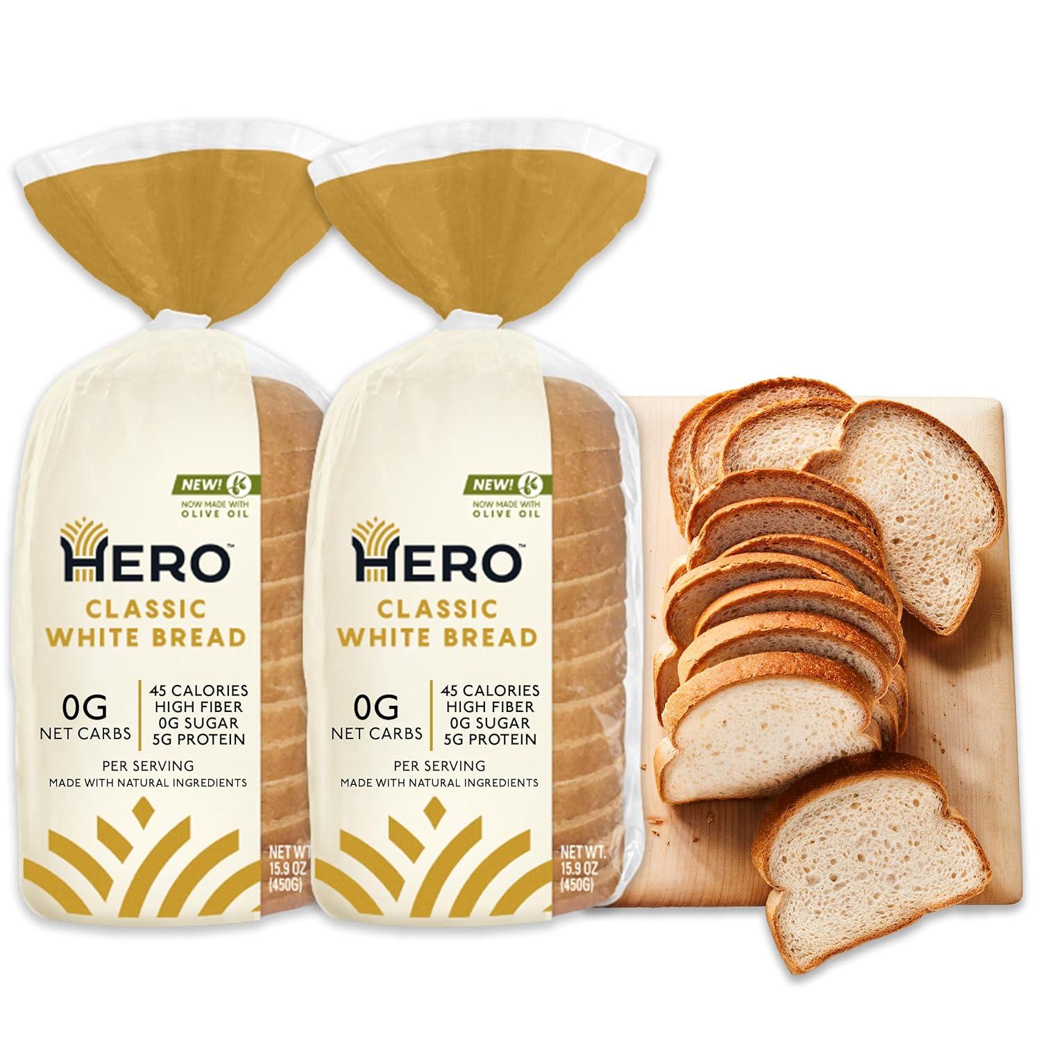 Hero Bread Versus Low Net Carb - Surprising 0G Sugar, 10G Fiber Tested... Delish!