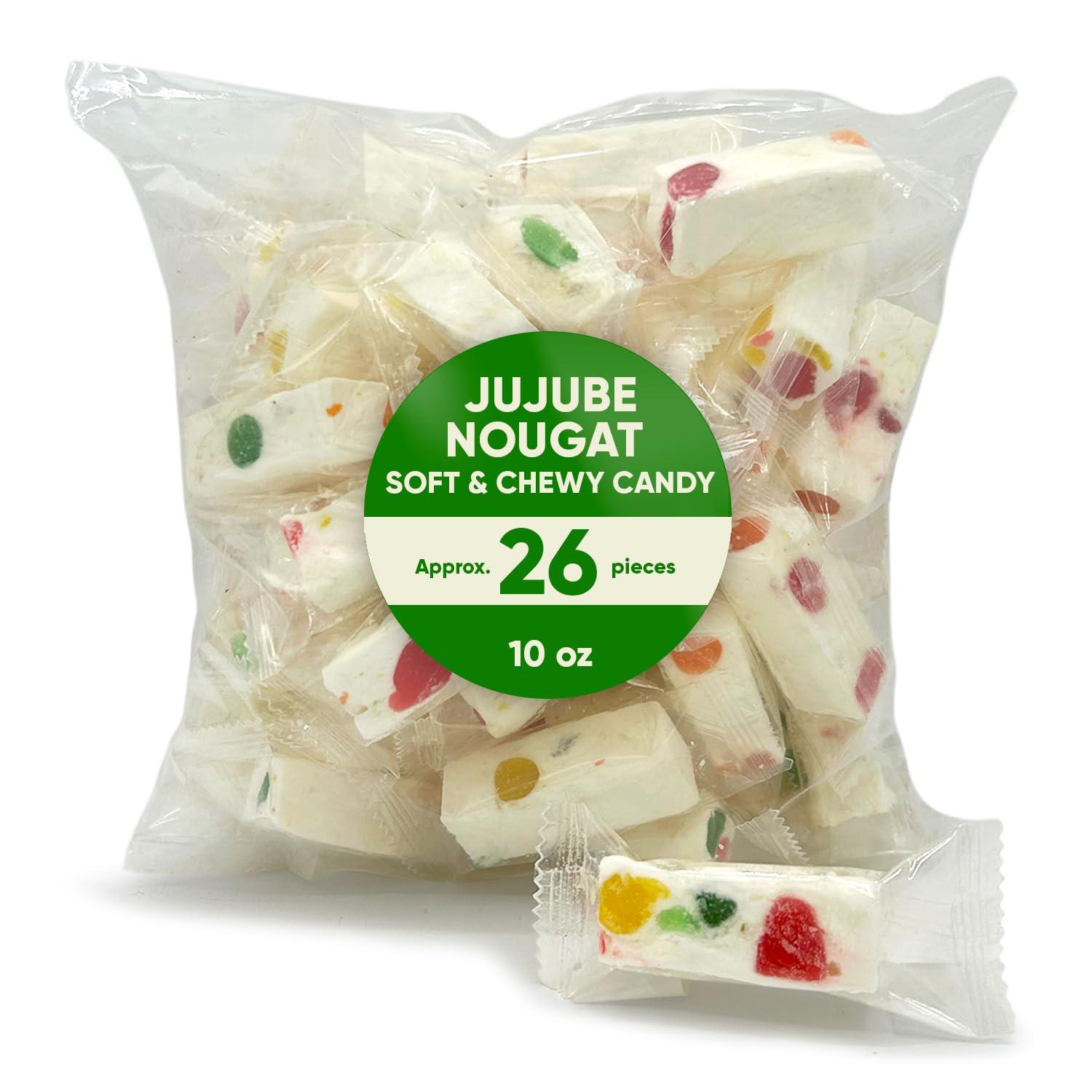 Jujube Nougat vs Jelly Fruits: Individually Wrapped, Shared, Kid-Friendly Candy