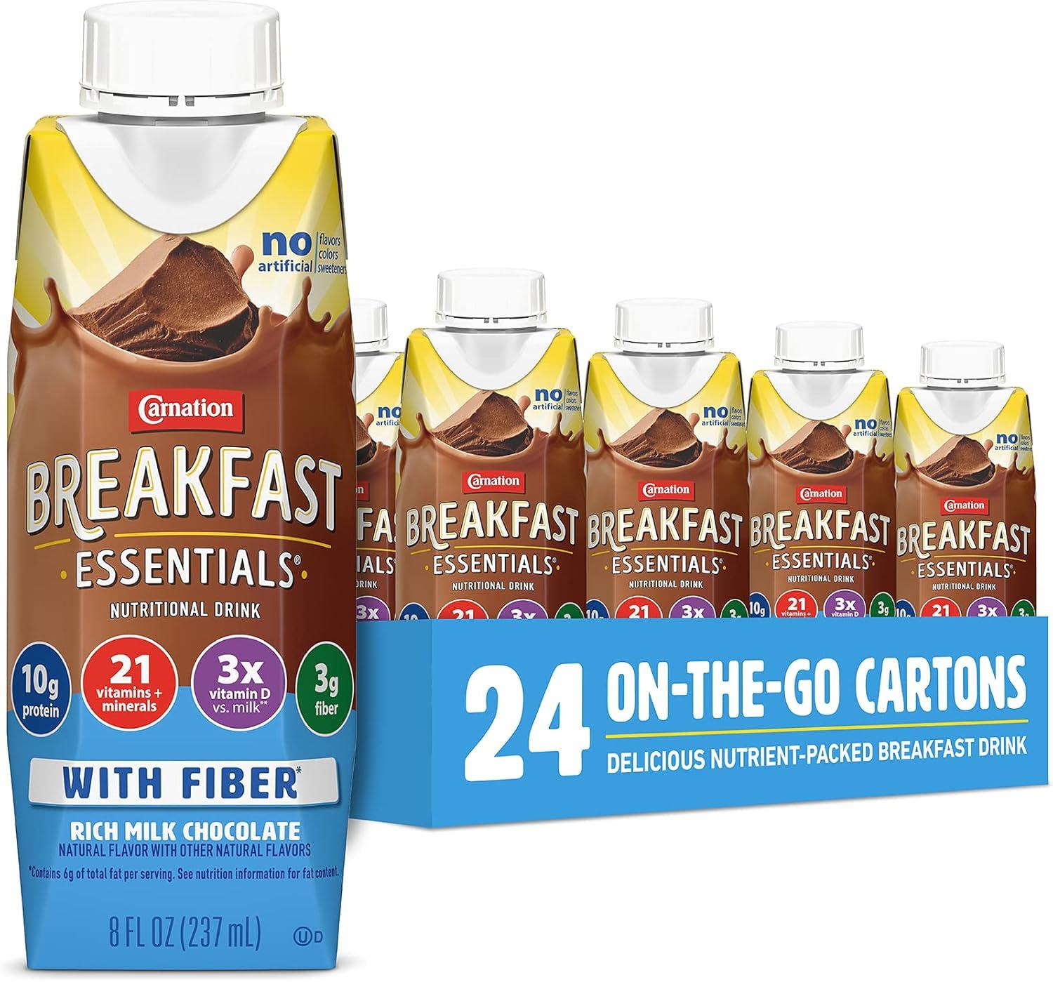 Carnation Breakfast Drinks Showdown: Fiber & Rich Chocolate, Surprising