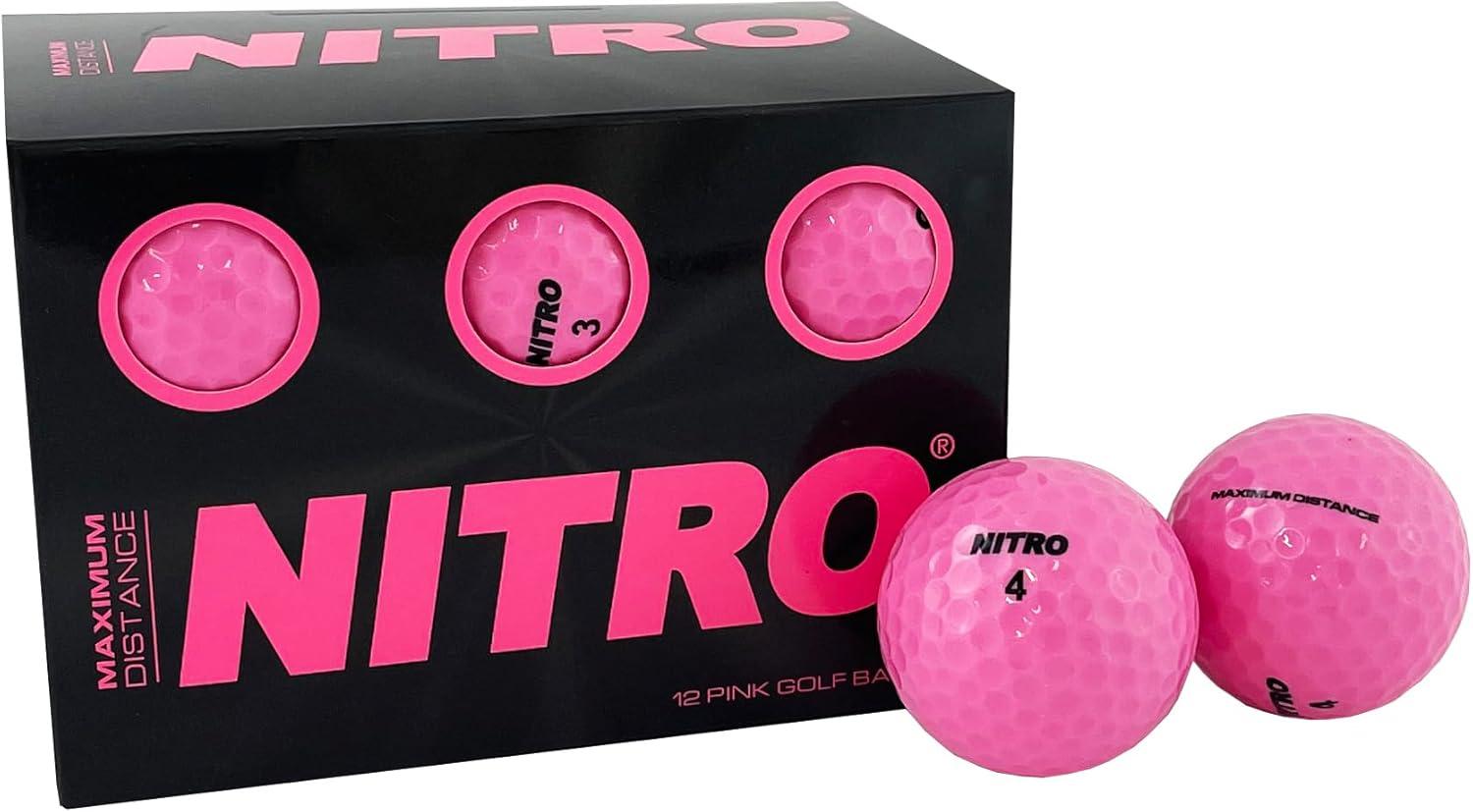 Nitro Max Distance Golf Ball (12-Pack) Tested Versus [Brand]'s Durable Cover: Surprising Insight