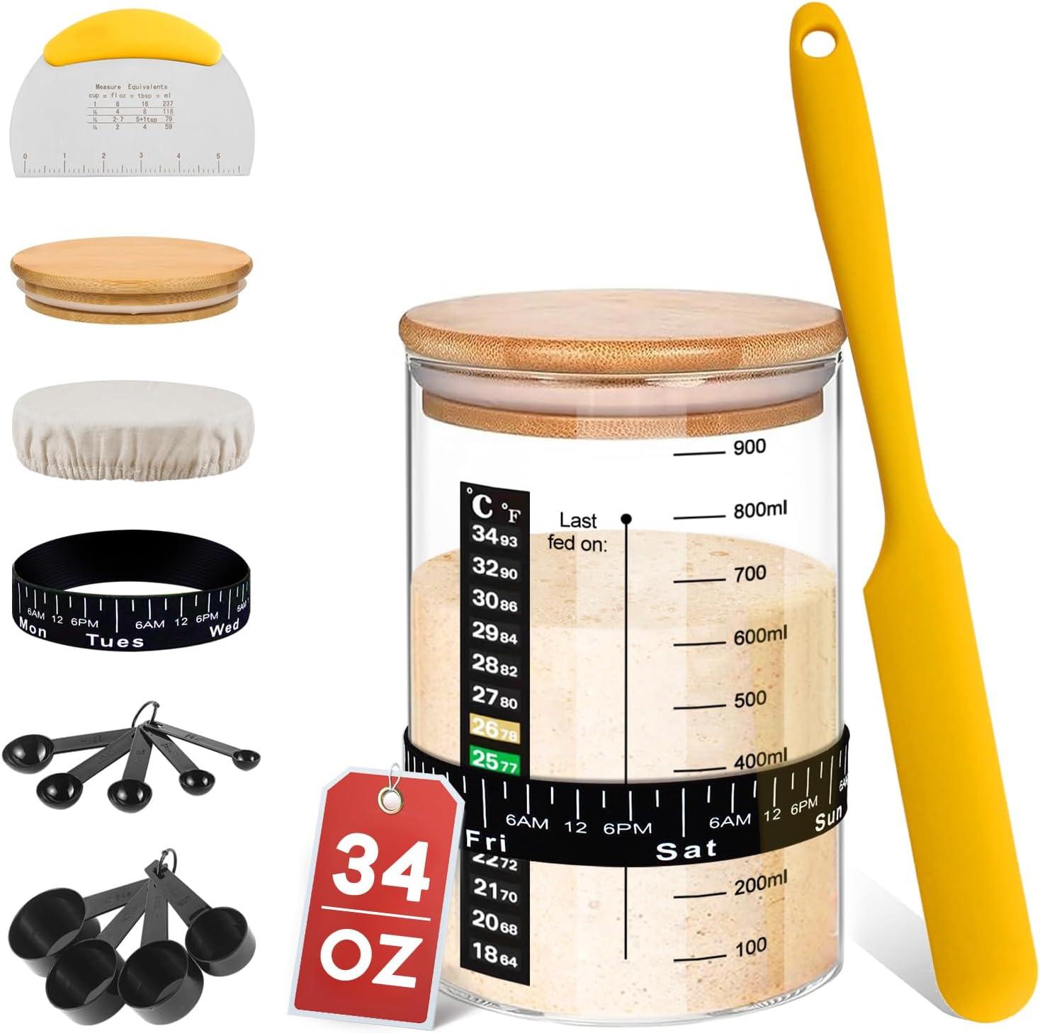 Sourdough Starter Kit Showdown: Dual Storage & Precision Measuring for Healthier Bakes