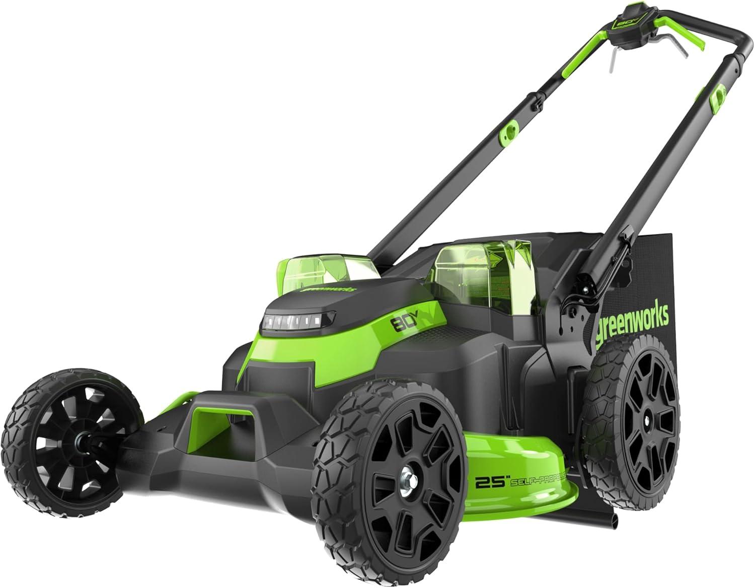 Lawn Mower Showdown: Greenworks' LED Headlight & Aluminum Handles, Tested for 2024