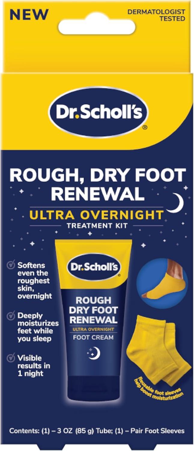 Dr. Scholl's Urea & Coconut Oil Cream vs. Heel Sleeve Socks: Surprising Tested Dry Feet Care
