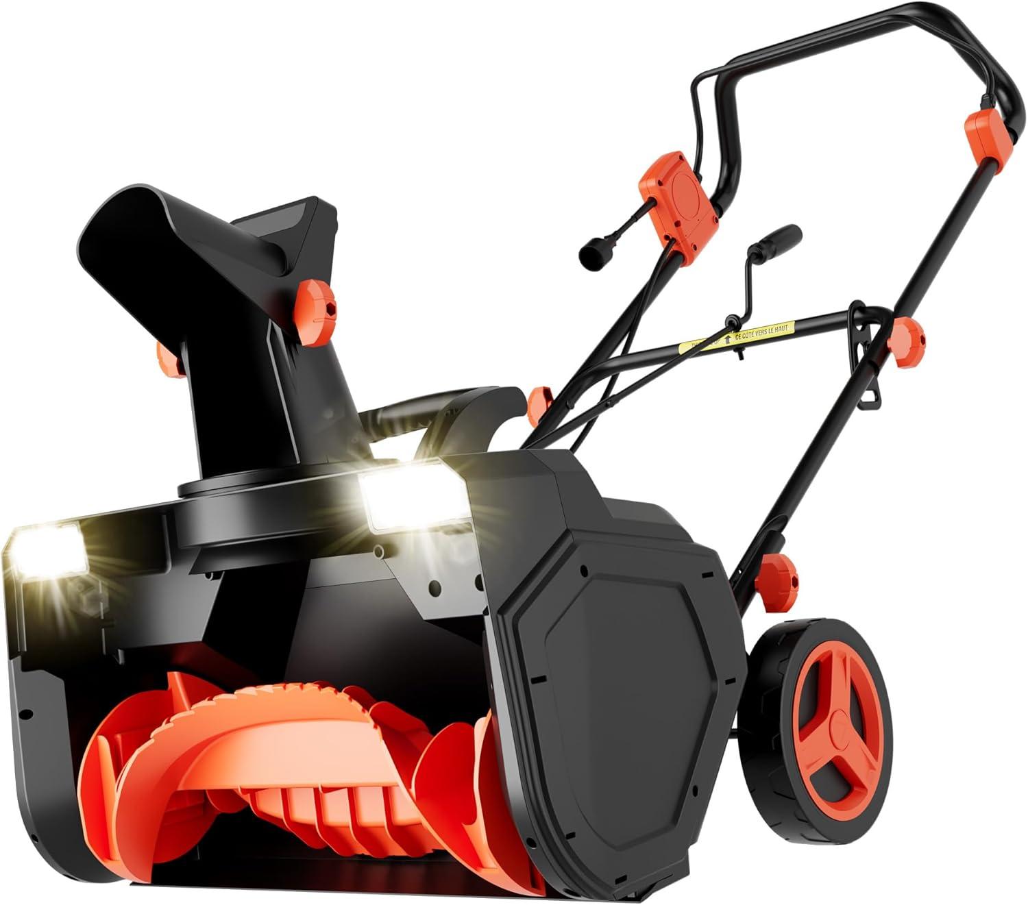 Snow Blower Showdown: 23-Inch, 15A Motor, LED Light, & 180-Degree Chute Tested