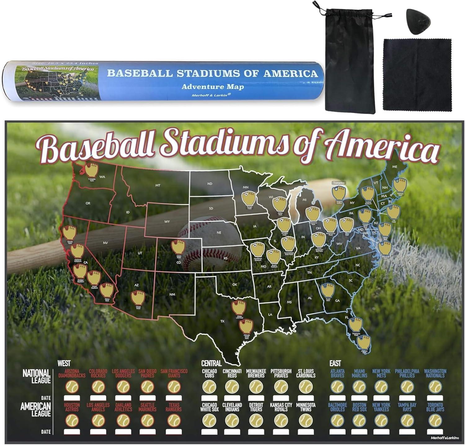 Showdown: Scratch Map vs. Wall Poster - Tested 2024 Baseball Tracker