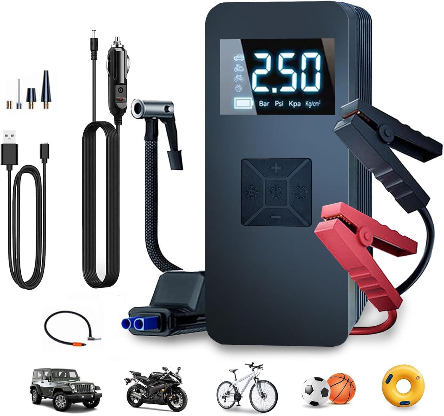Jump Starter & Air Compressor Showdown: 8000A vs. 150PSI-Modern Driver's Surprising Insight