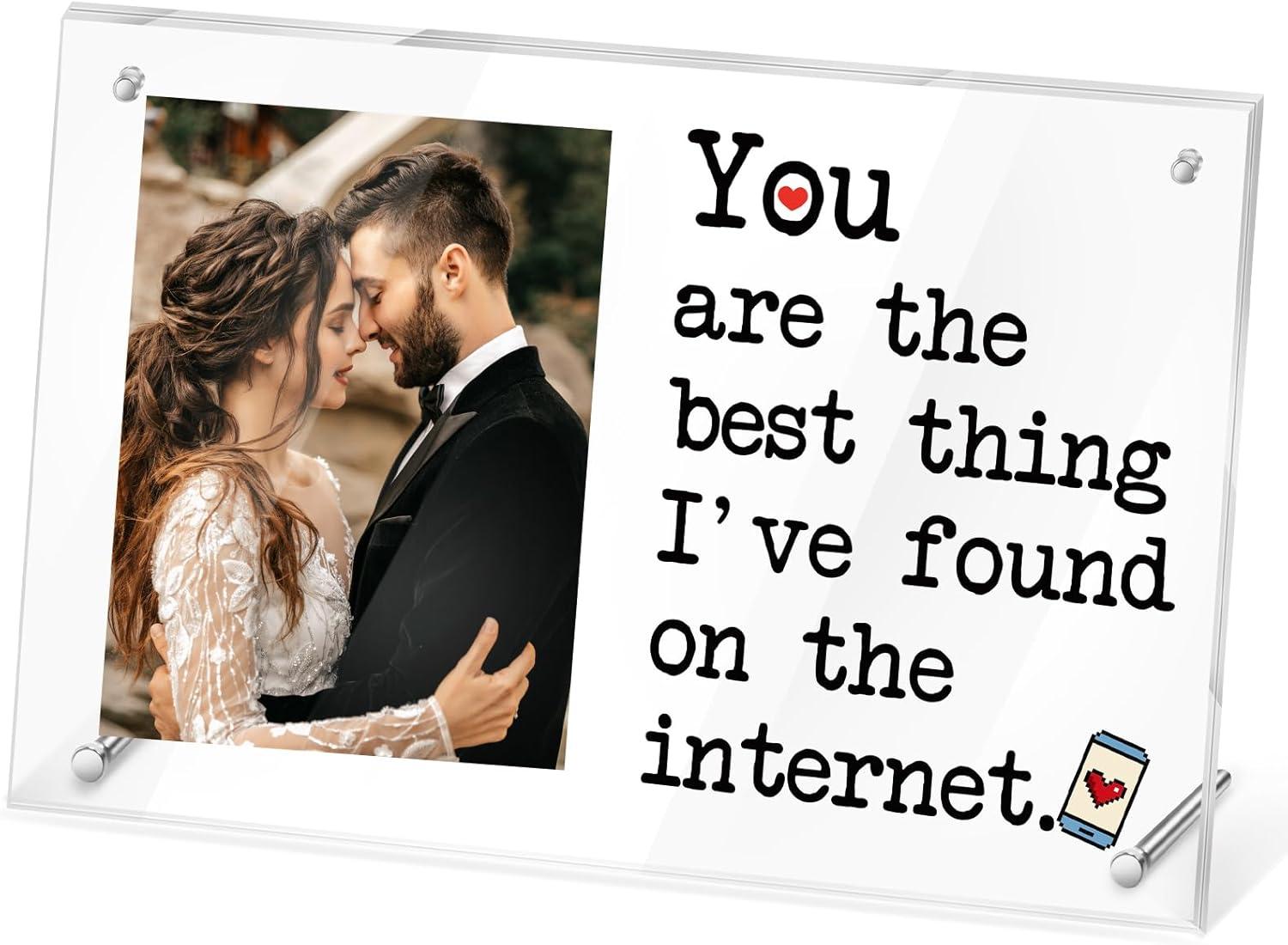 Romantic Wedding Gift Showdown: Message vs Acrylic Frame's 4x6 Magic