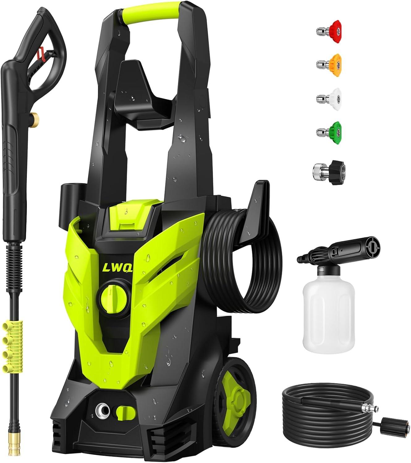 Electric Pressure Washer Tested: 4 Nozzles vs. Foam Cannon... Green Home Cleaning?