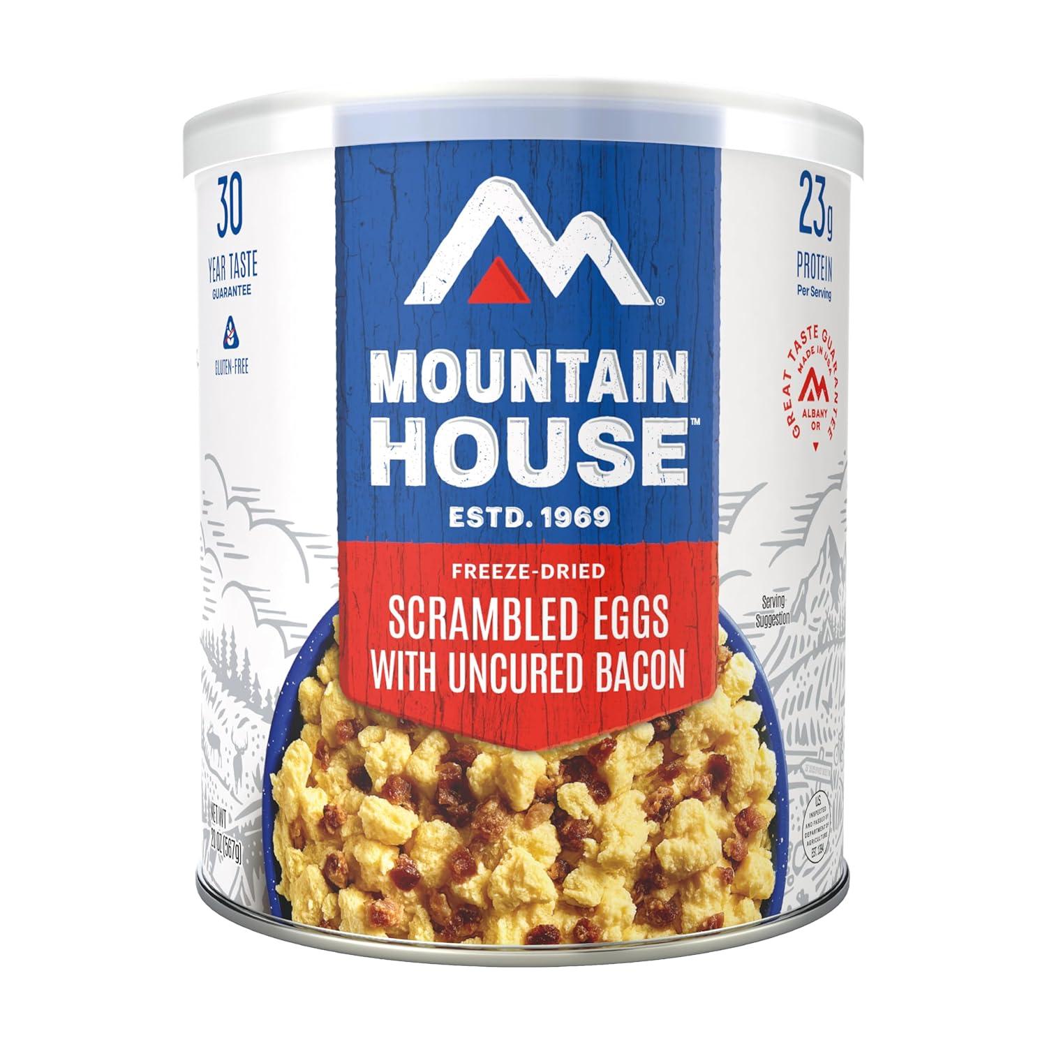 Showdown: Gluten-Free Scrambled Eggs vs. Freeze-Dried Survival Food (9-Serving Can's Emergency Edge...)
