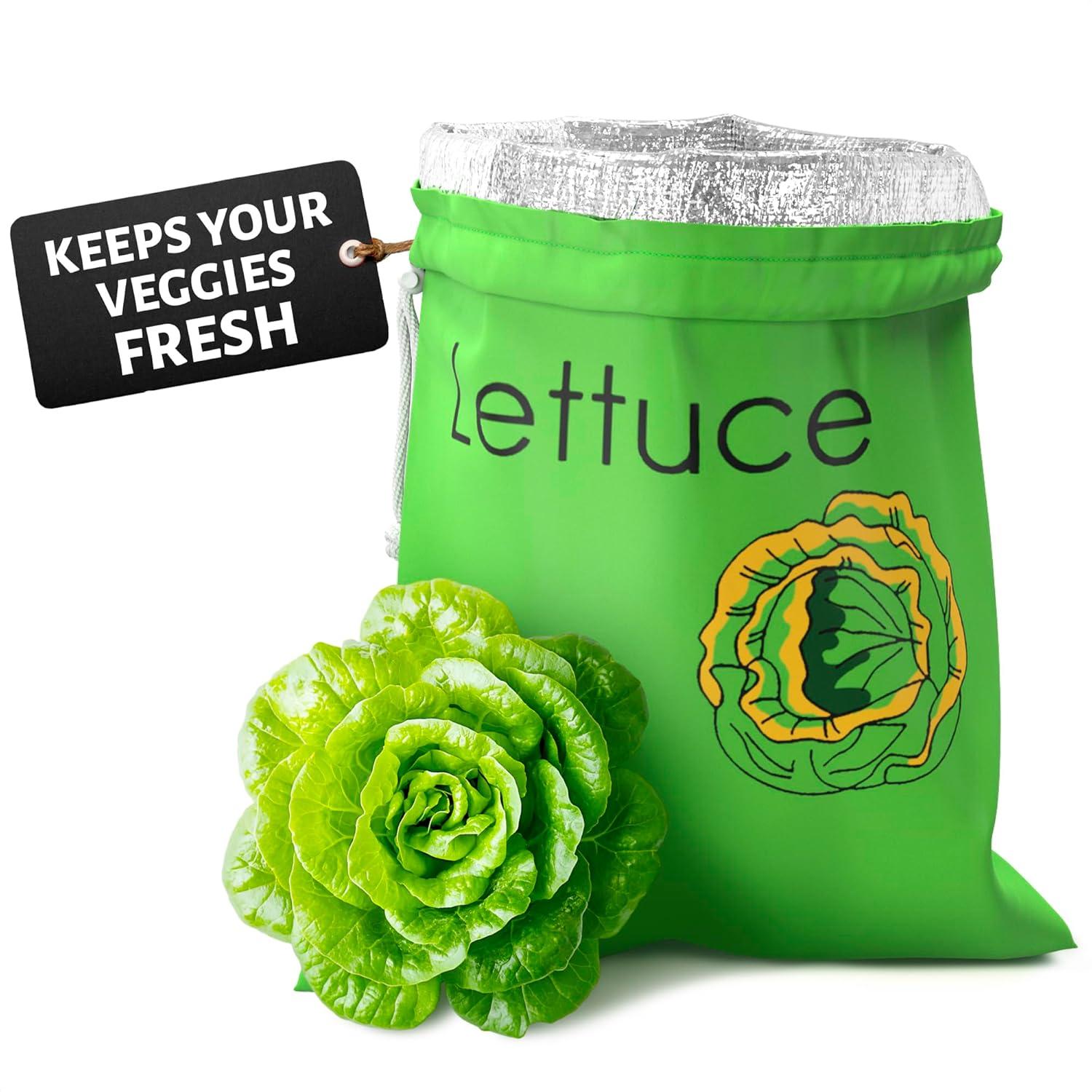 Lettuce Keeper vs. 3-Layer Produce Storage Bags: Foil Lining... Breathable Design Tested