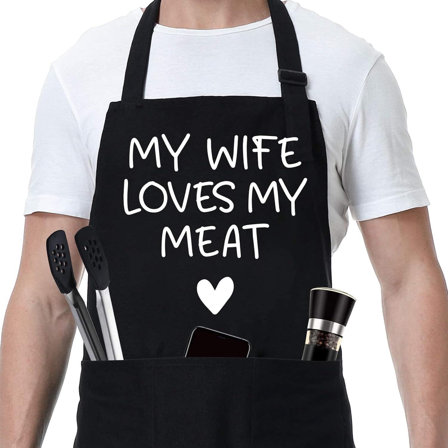 Grilling Apron with Pockets Tested: Surprising Funny Gift vs. Manly Presents for Him