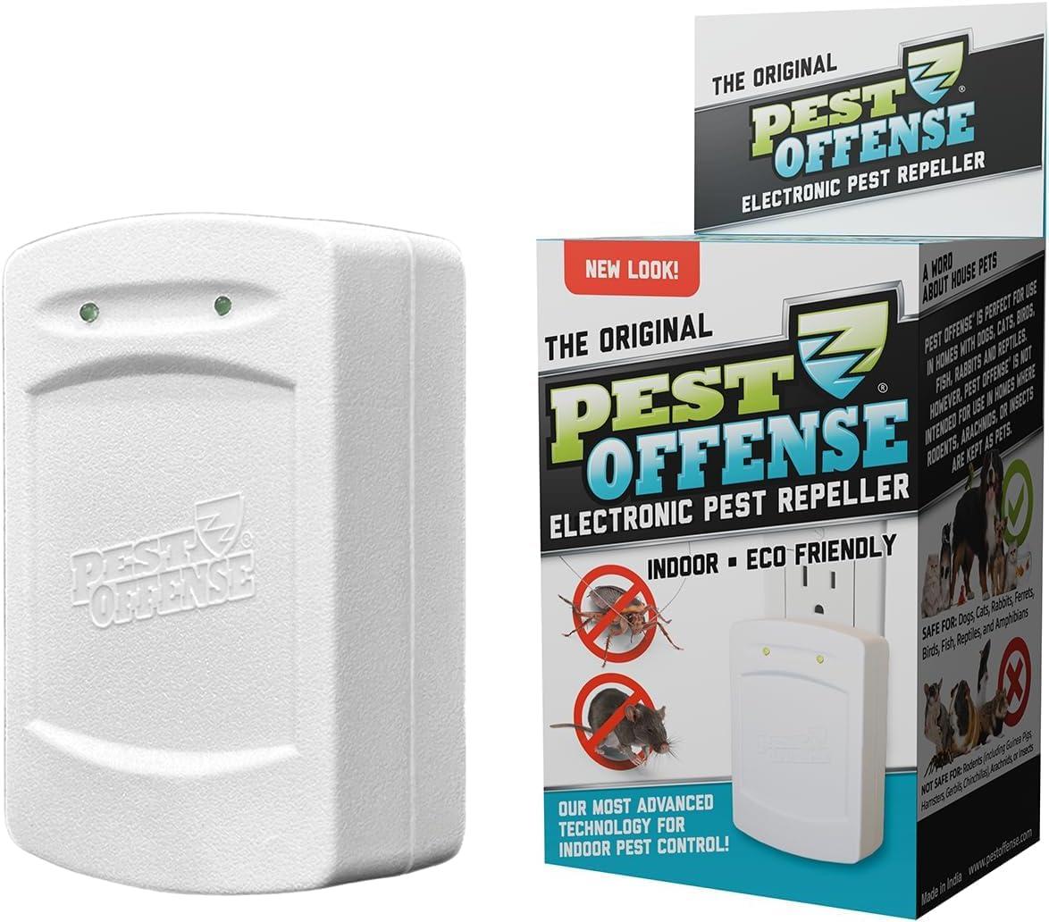Tested Silent Operation vs. Chemical Sprays: PEST OFFENSE for Indoor Pest Control