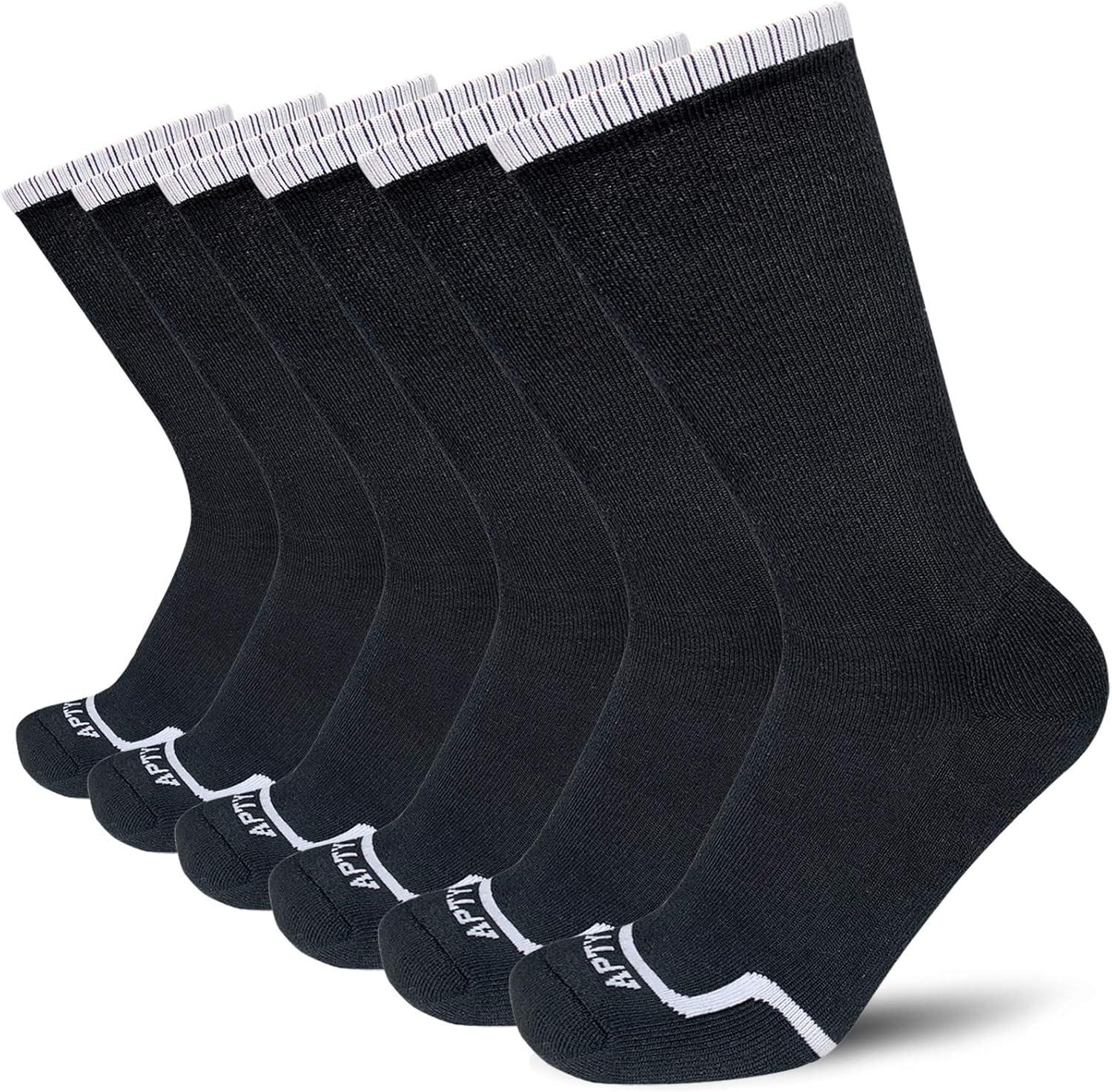 Moisture-Wicking & Cushioned: APTYID Work Boot Socks Tested for Long Shifts