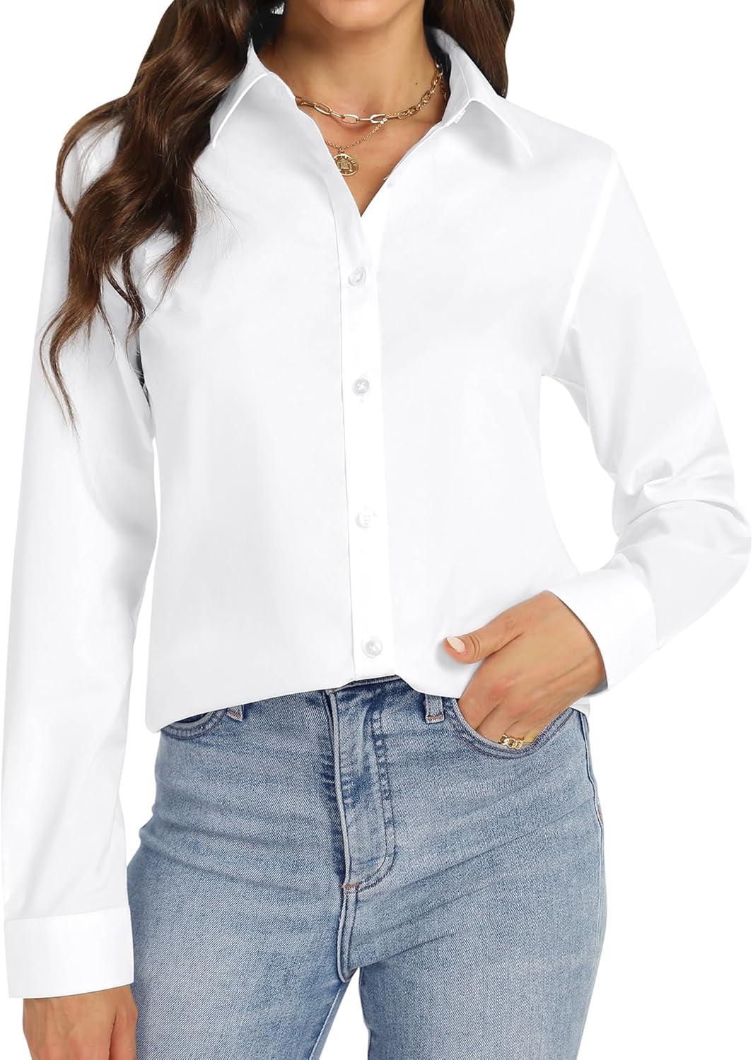 J.VER Women's Stretch Work Blouse Versus Tailored Fit Dress Shirts: Surprising Office Versatility Tested