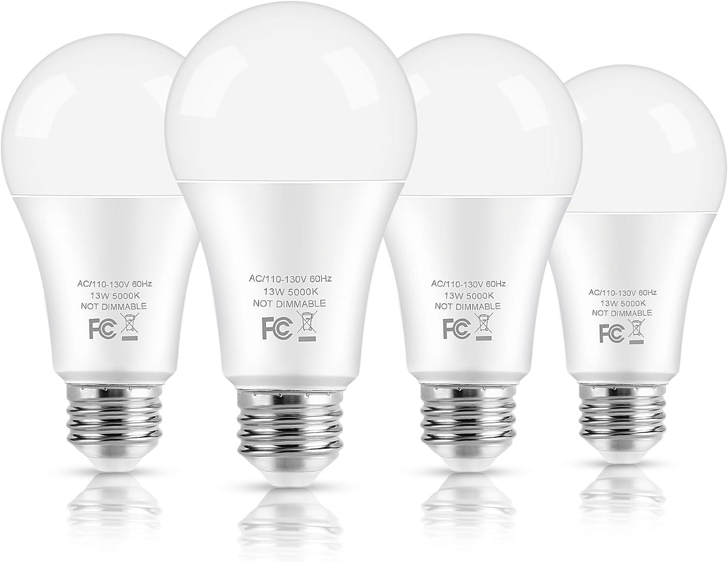 LED Bulb Showdown: 100W Equivalent vs. 13W Efficiency for Home Lighting