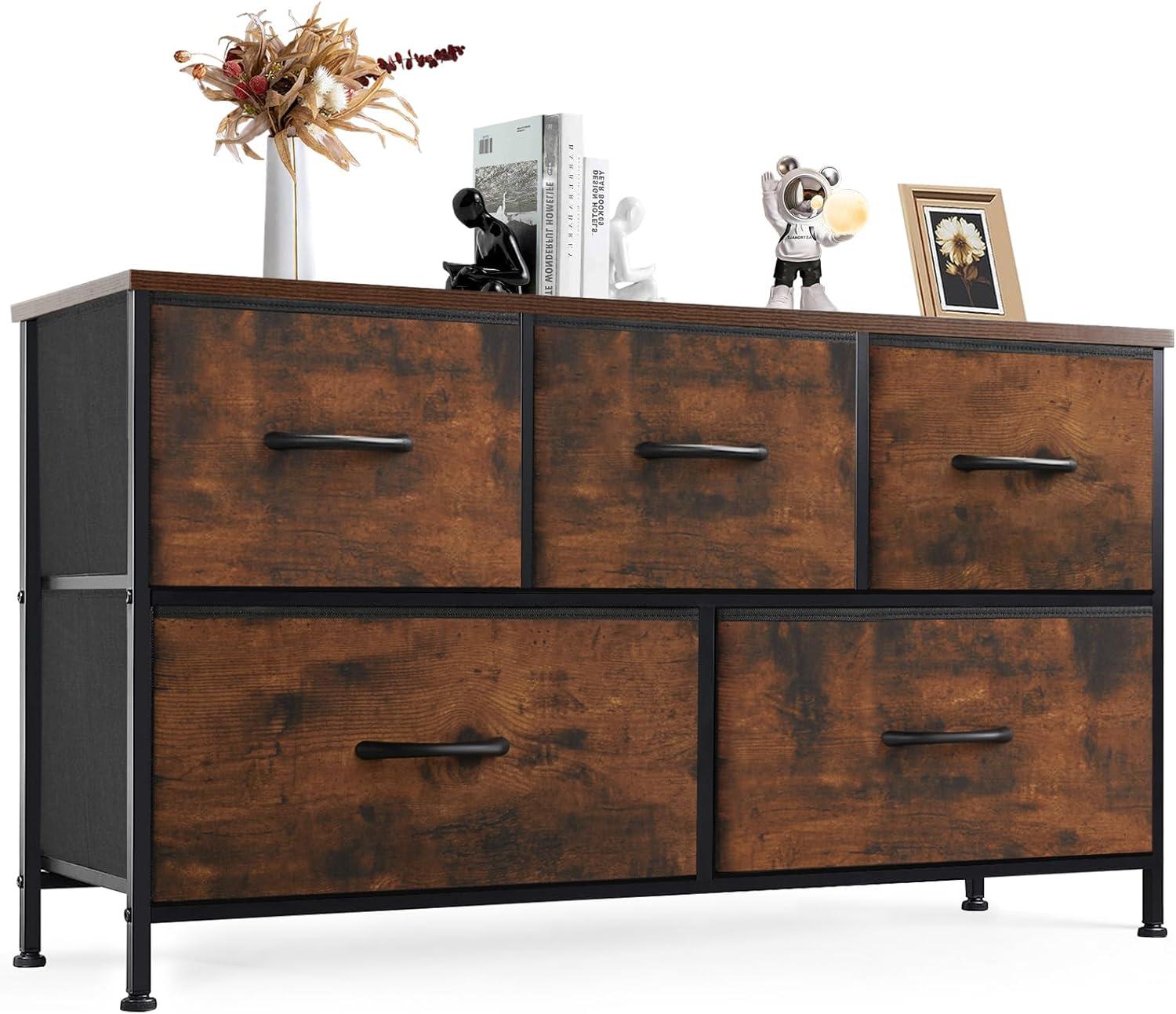DUMOS Dresser vs. Storage Units: Surprising 5-Drawers & Wide Fabric Efficiency