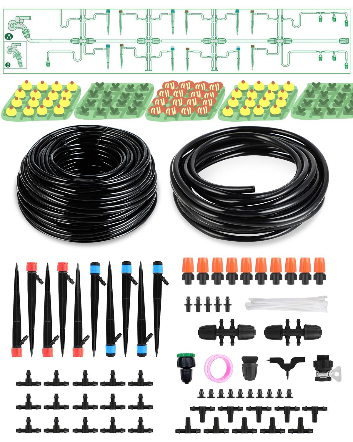 Drip Irrigation vs Hydroponic Misting: 65FT Tested for Potted Plants - Garden Watering Showdown