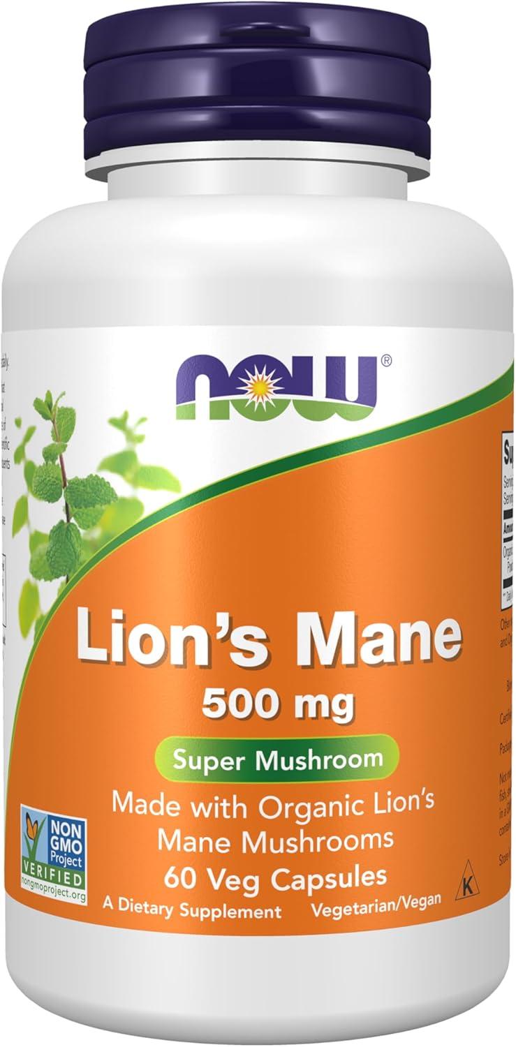 Now Foods' Lion's Mane Showdown: Organic Mushrooms & 60 Capsules... Surprising Brain Boost?