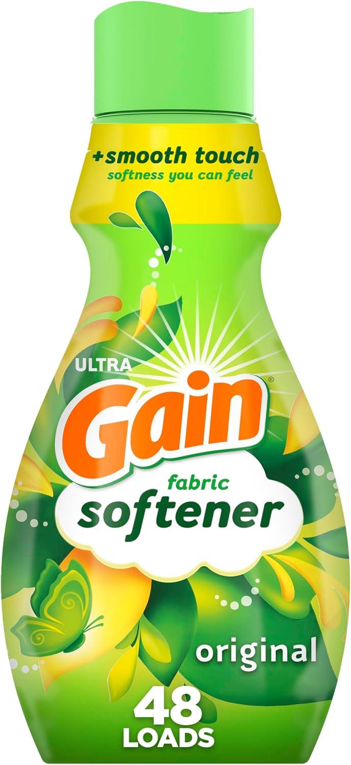 Gain Fabric Softener Showdown: 35 Fl Oz Power, 4-Pack Surprise