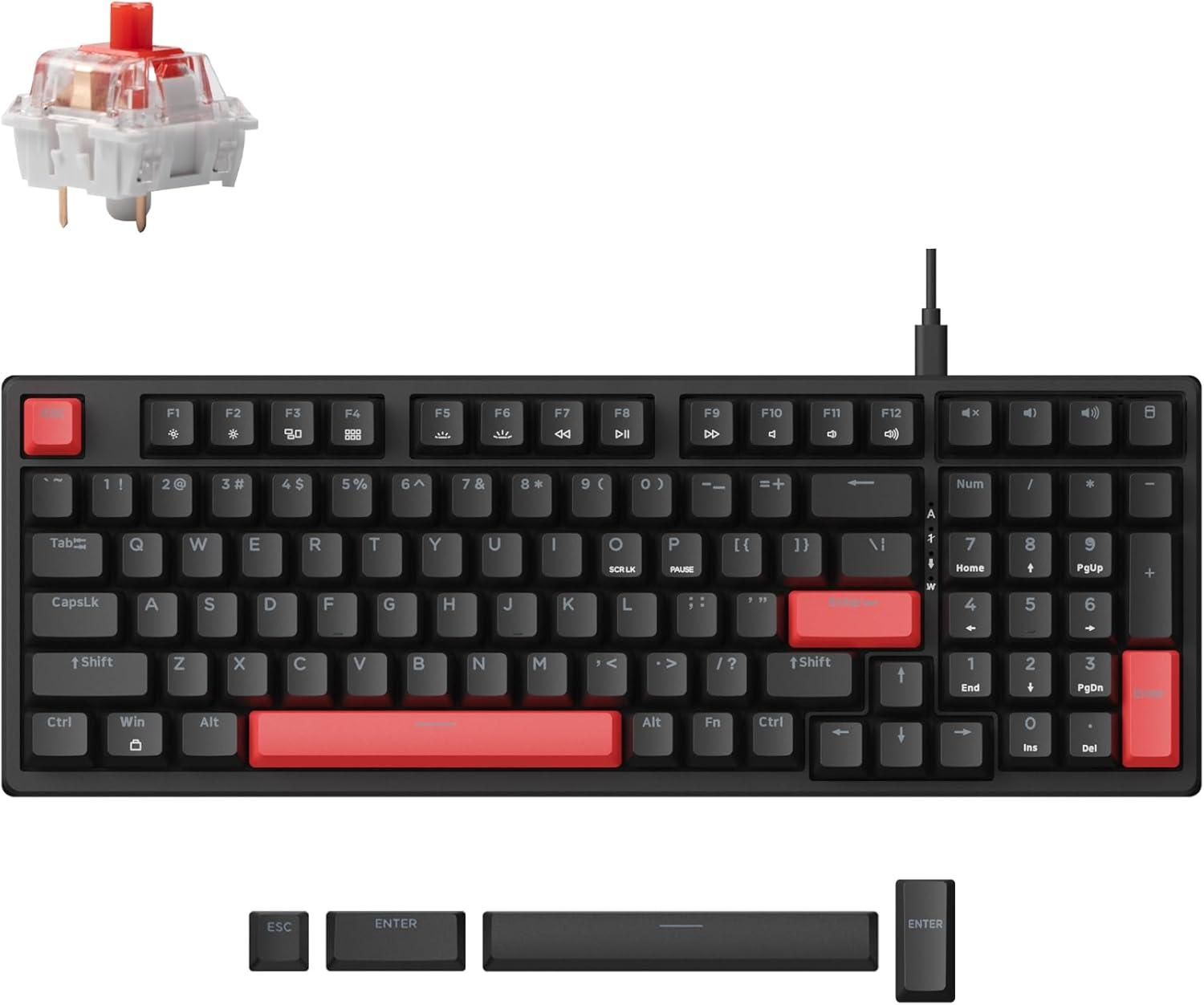 Red Switch Precision Meets Custom Keymaps in QMK Showdown