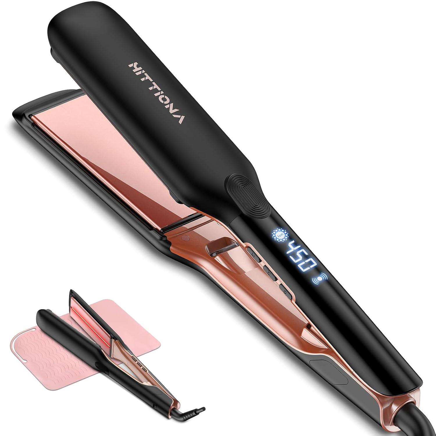 Flat Iron Showdown: Vibration Tech Tested for 5s Heat-Up & Frizz-Free Travel