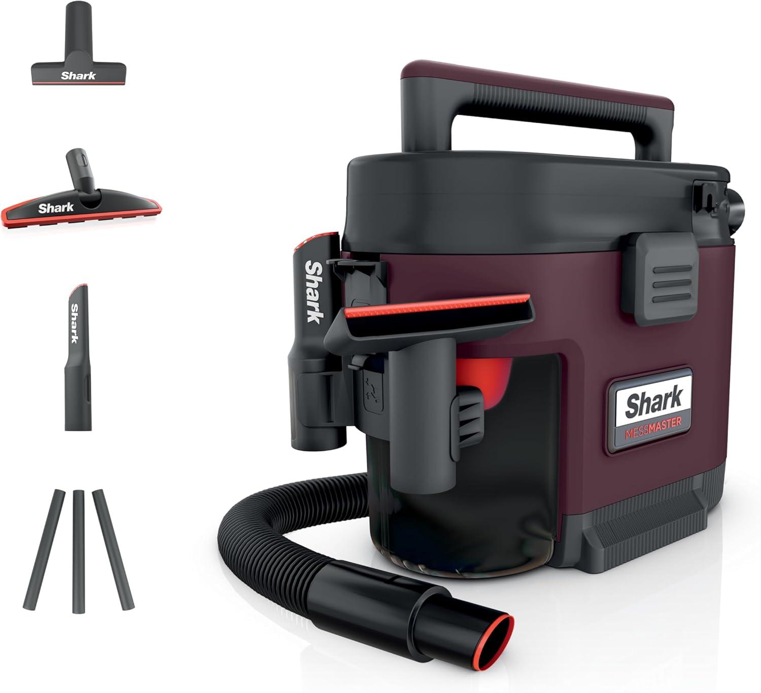 Shark MessMaster vs. Budget Vacuums: 1 Gallon Capacity & True Grip Suite for Pet & Car Cleanings