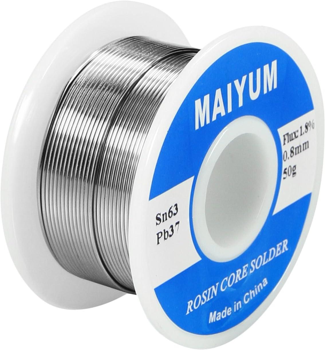 Tested: 63-37 Rosin Core Solder (0.8mm 50g) vs No-Clean Flux... for Electrical Soldering?