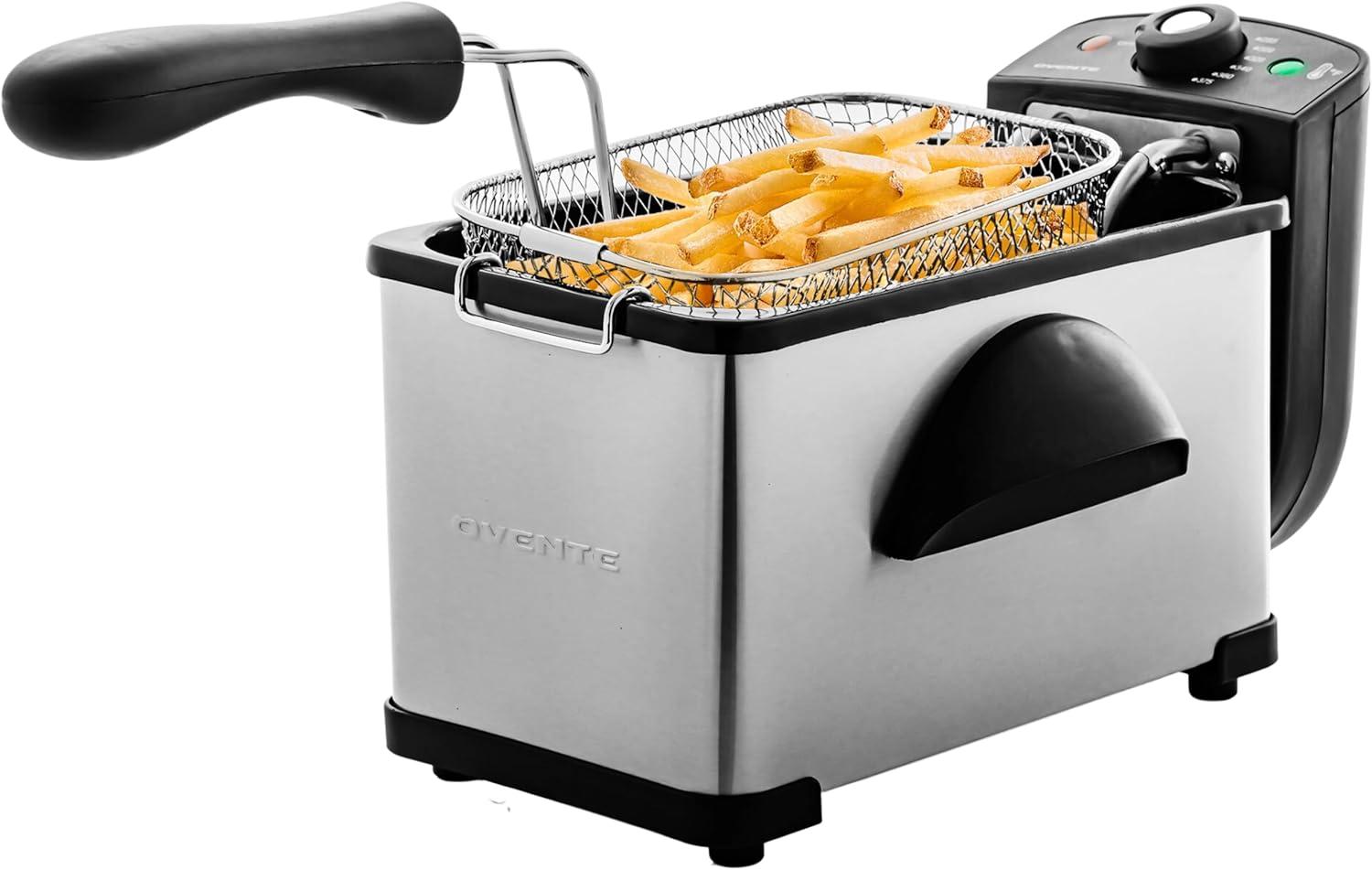 OVENTE Deep Fryer Showdown: 2L Capacity, View Window, & Easy Clean Body-Surprising Efficiency at Home
