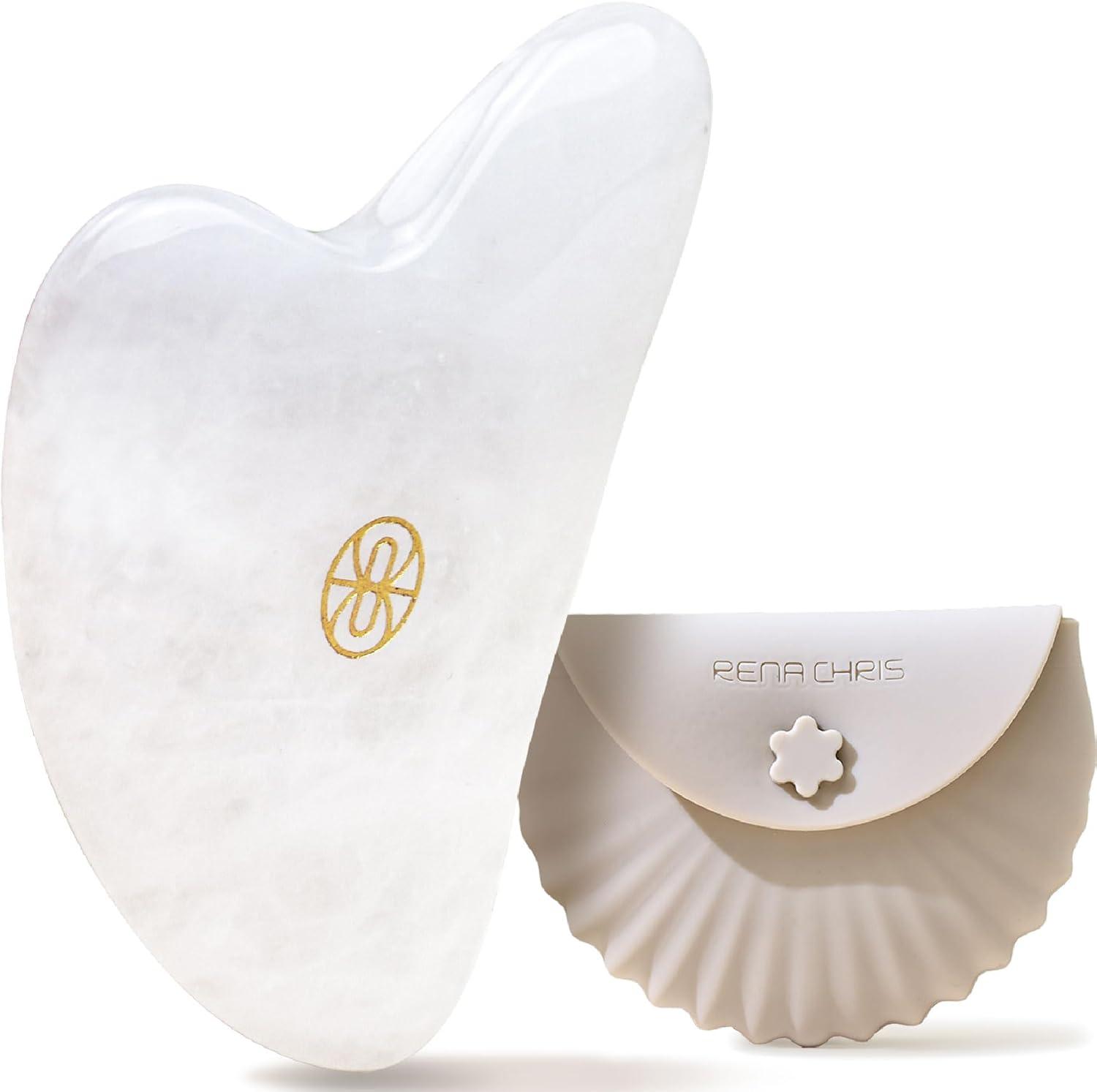 Facial Tool Tested: Ergonomic Jade & Silicone Case's Surprising Puffiness-Reduction Edge