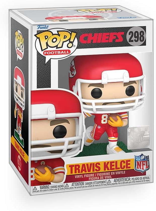 Showdown: Travis Kelce Home Uniform Vinyl vs. Compatible Funko Pop Protector - Surprising Collectible Edge