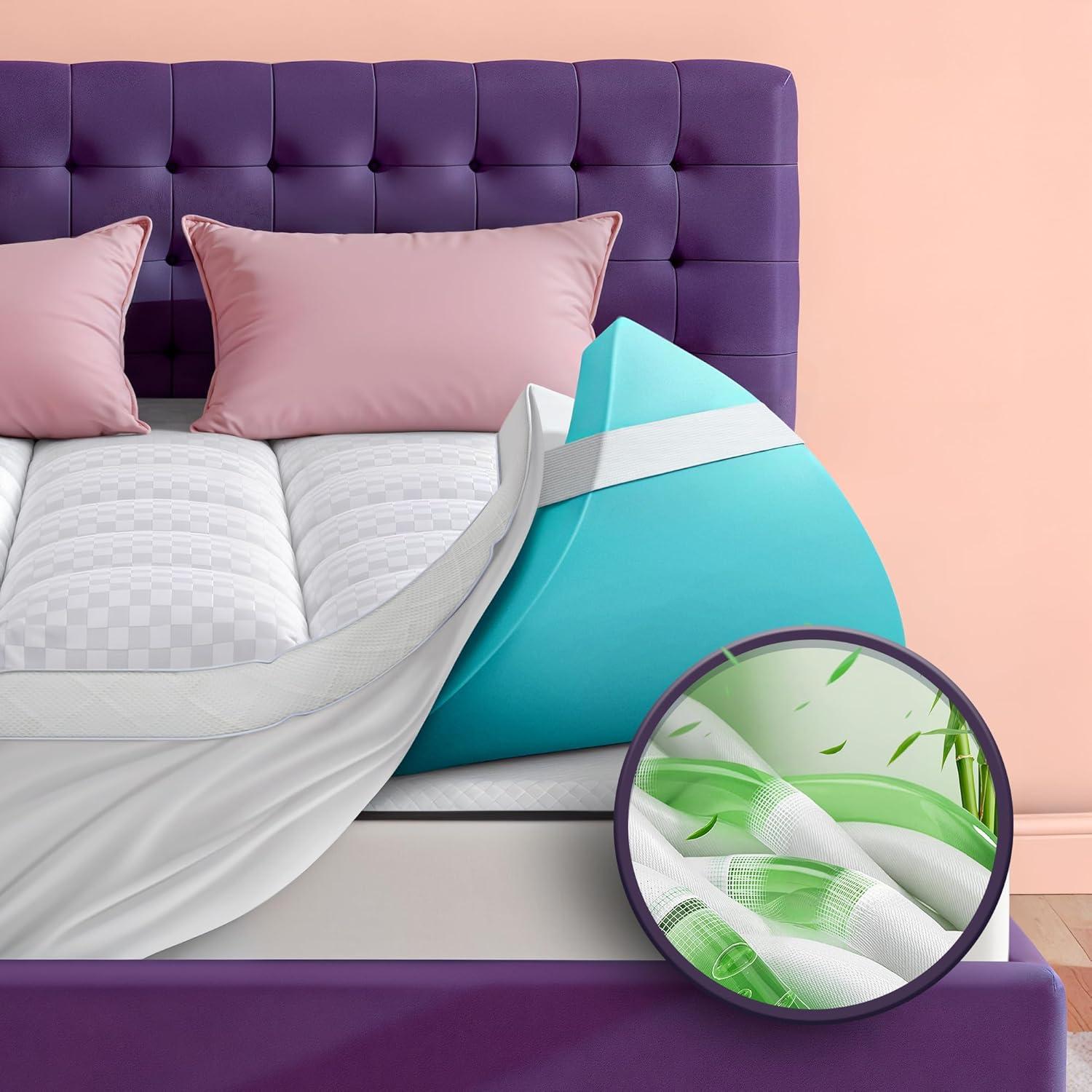 Tested: 4X Support Dual Layer Mattress Topper vs Bamboo Cooling Gel Queen - Surprising Insight for Restless Sleepers
