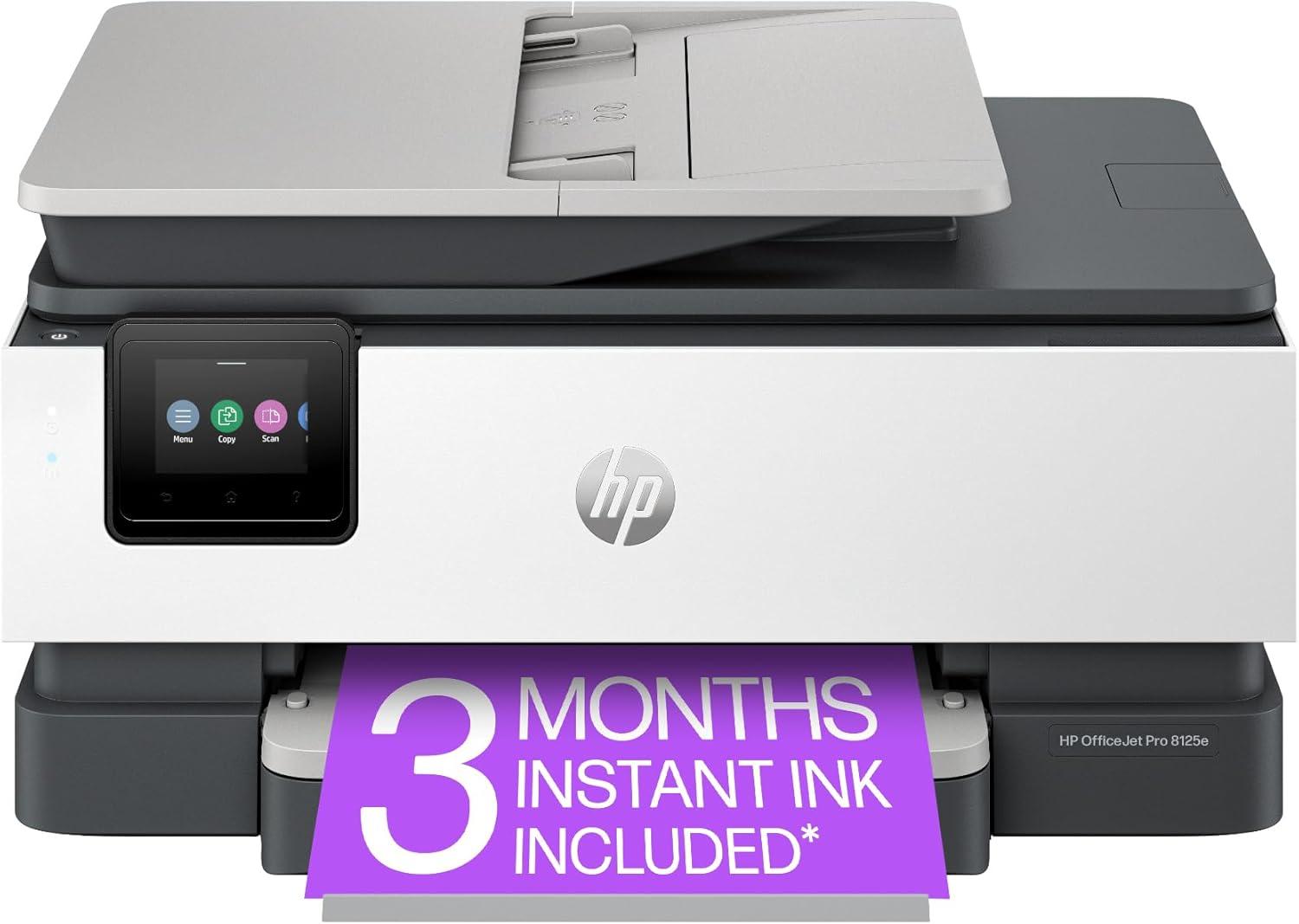 HP OfficeJet Pro 8125e vs Inkjet Printers: Instant Ink, ADF, Surprising