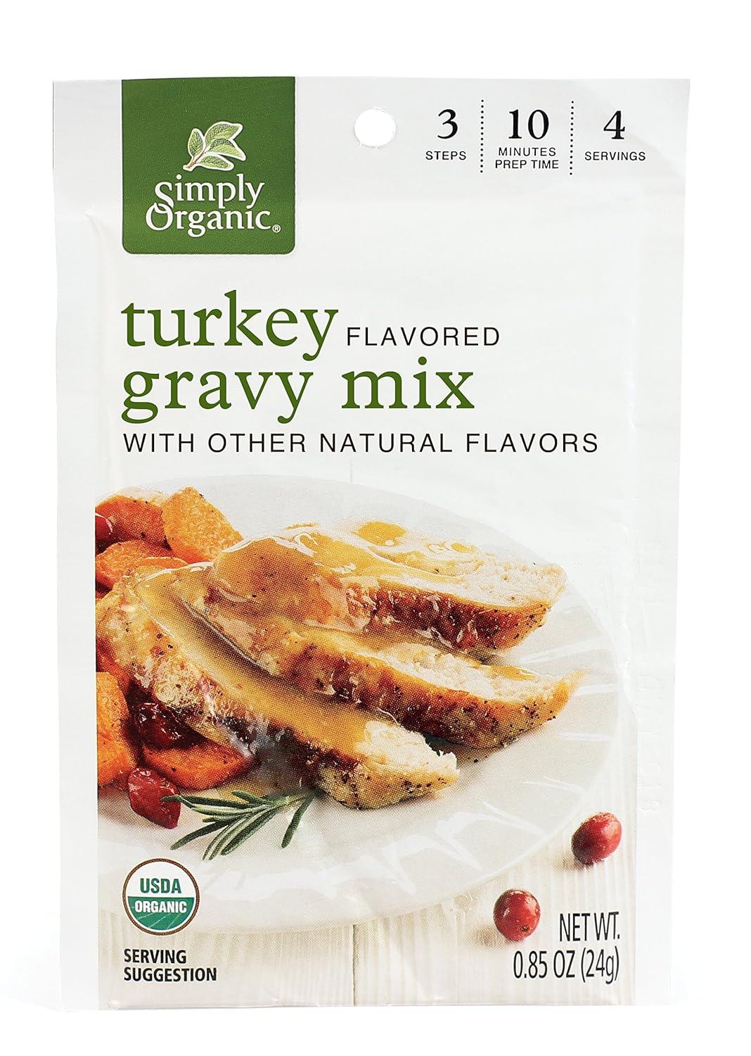 Top-Rated Best Turkey Gravy Mix - Simply Organic 0.85 Oz, Gluten-Free, Kosher Review