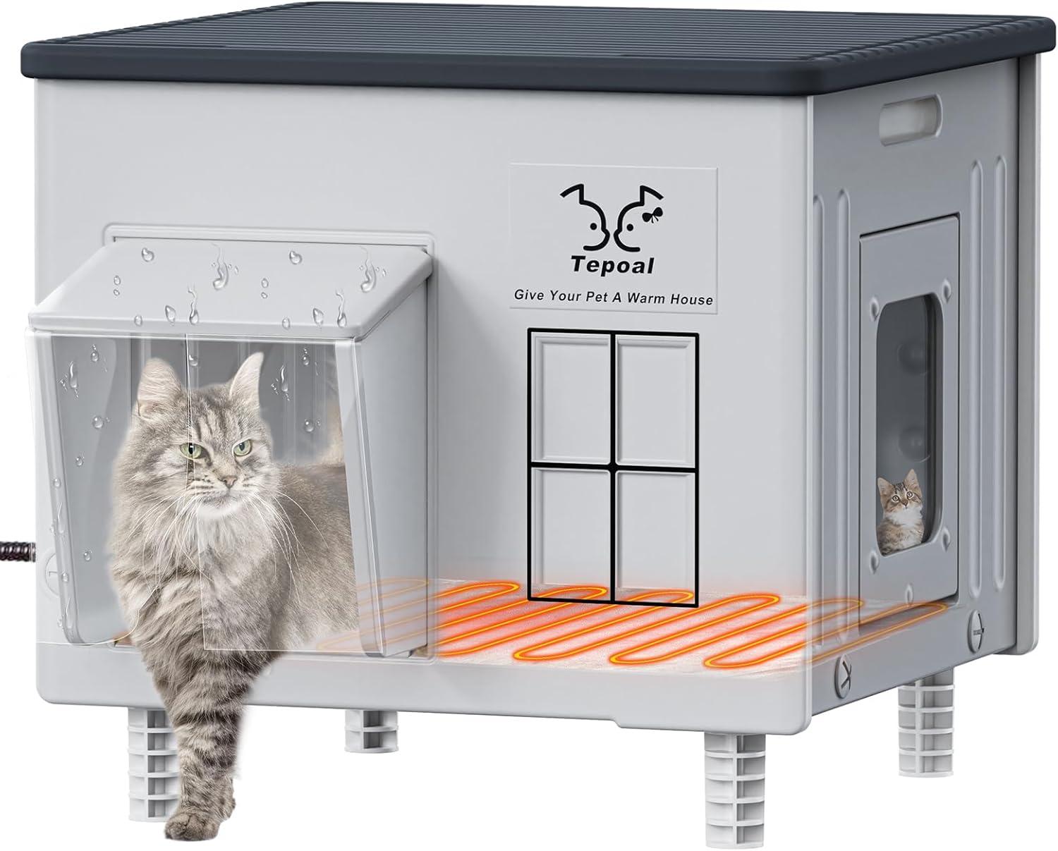 Best Heated Cat House - Insulated Outdoor Shelter for Feral Cats