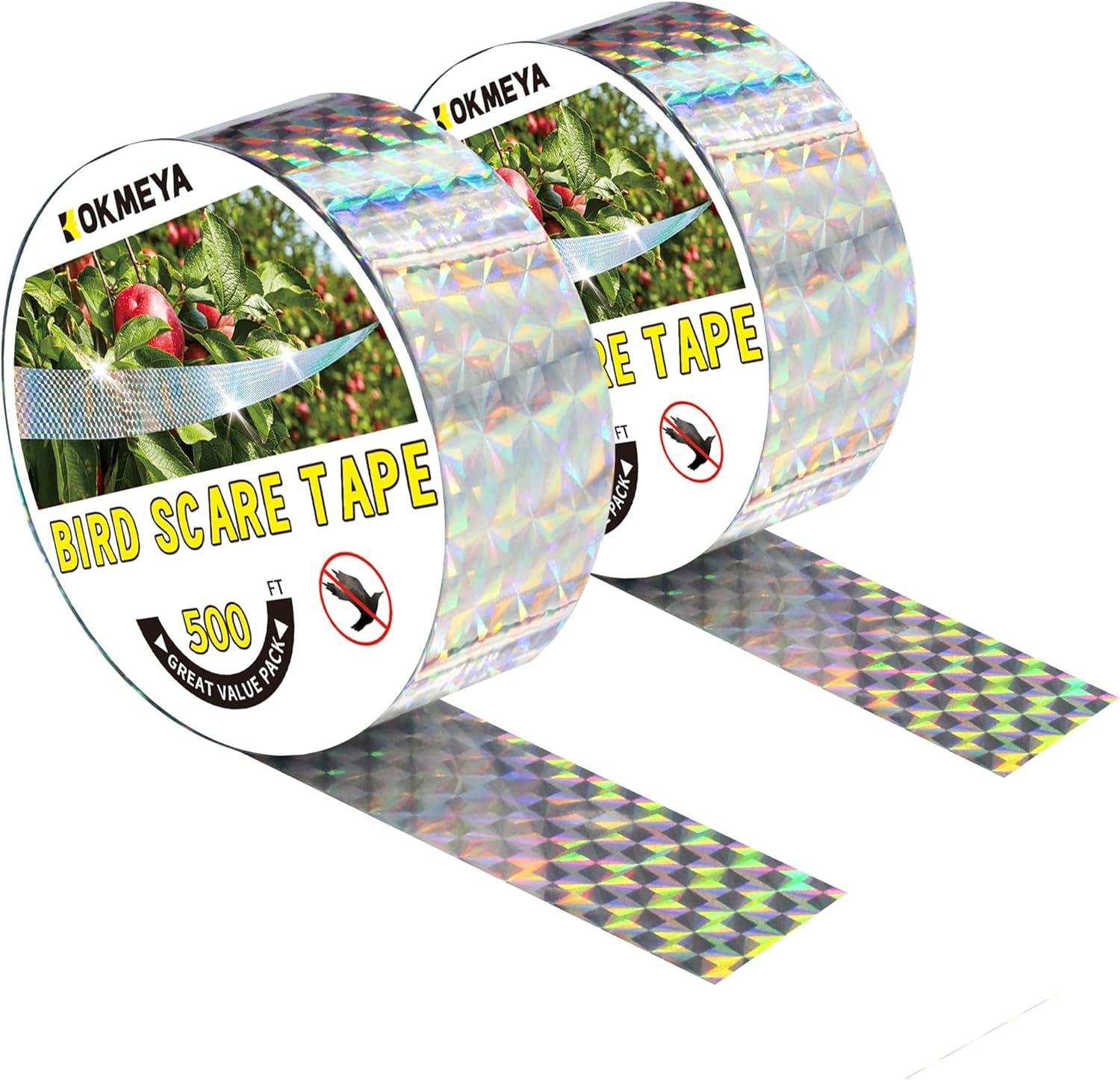 Best Bird Scare Tape - KOKMEYA Reflective Flash Tape Review
