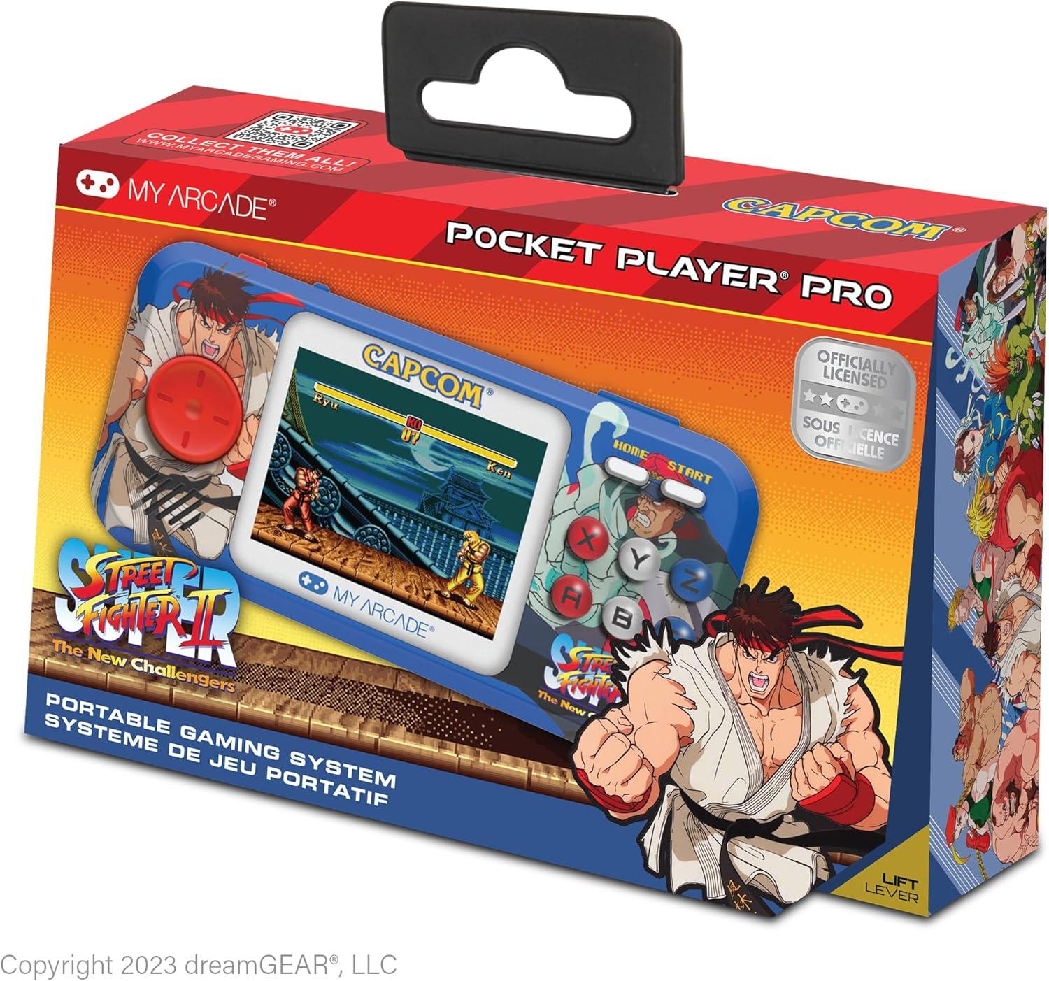 Best Retro Handheld Game Console - My Arcade Street Fighter II Pocket Player Pro Review