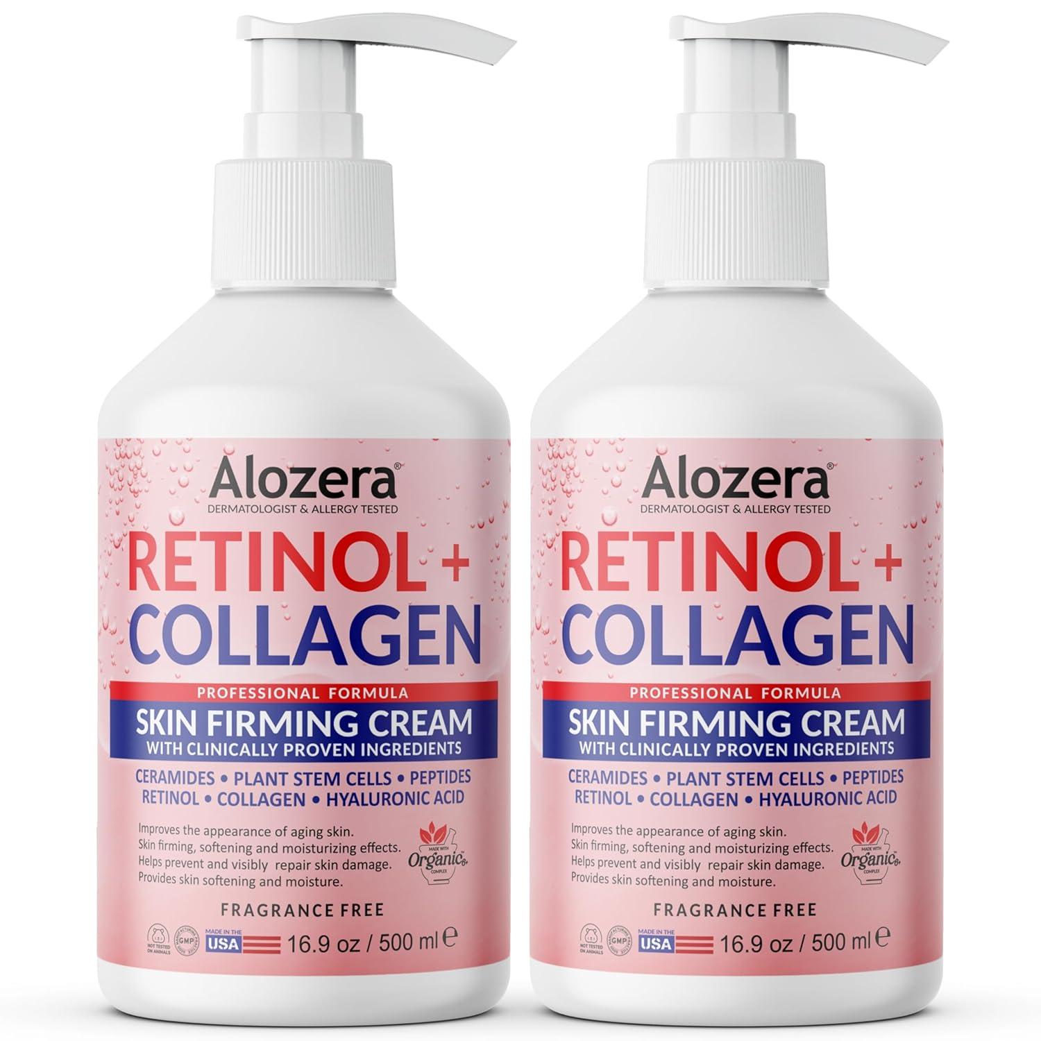 Best Anti-Aging Cream - Alozera Skin Firming Retinol Collagen Body Lotion Review
