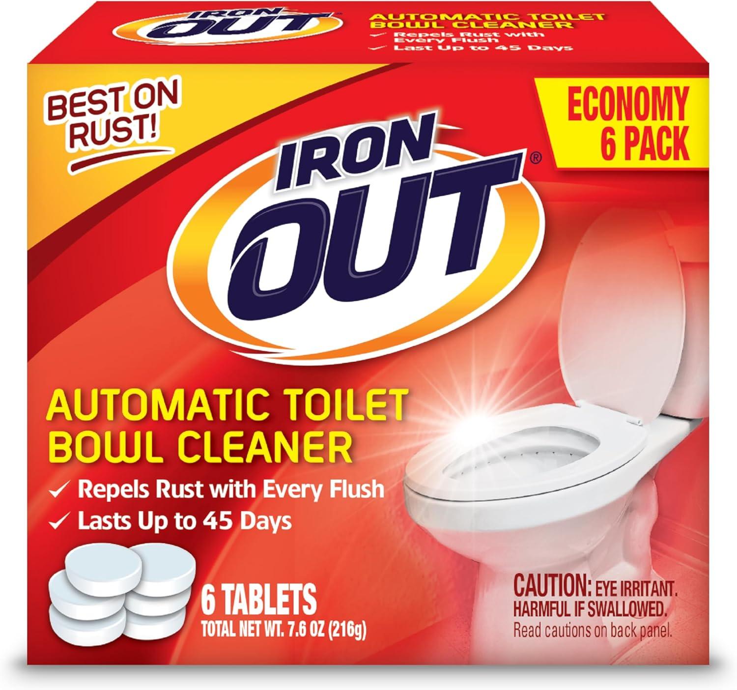 Best Toilet Cleaner - Iron OUT Automatic Toilet Bowl Cleaner Tablets, Rust Stains, 45 Days, USA Review
