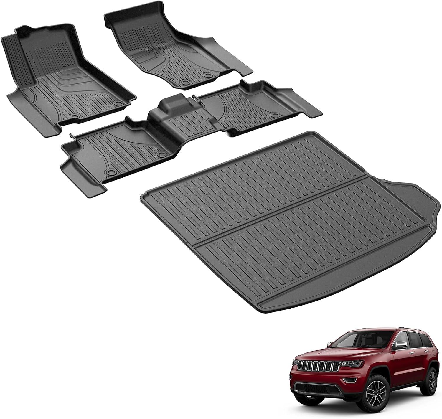 Best Automotive Floor Mats - AOMSAZTO Grand Cherokee 2022-2025 Review